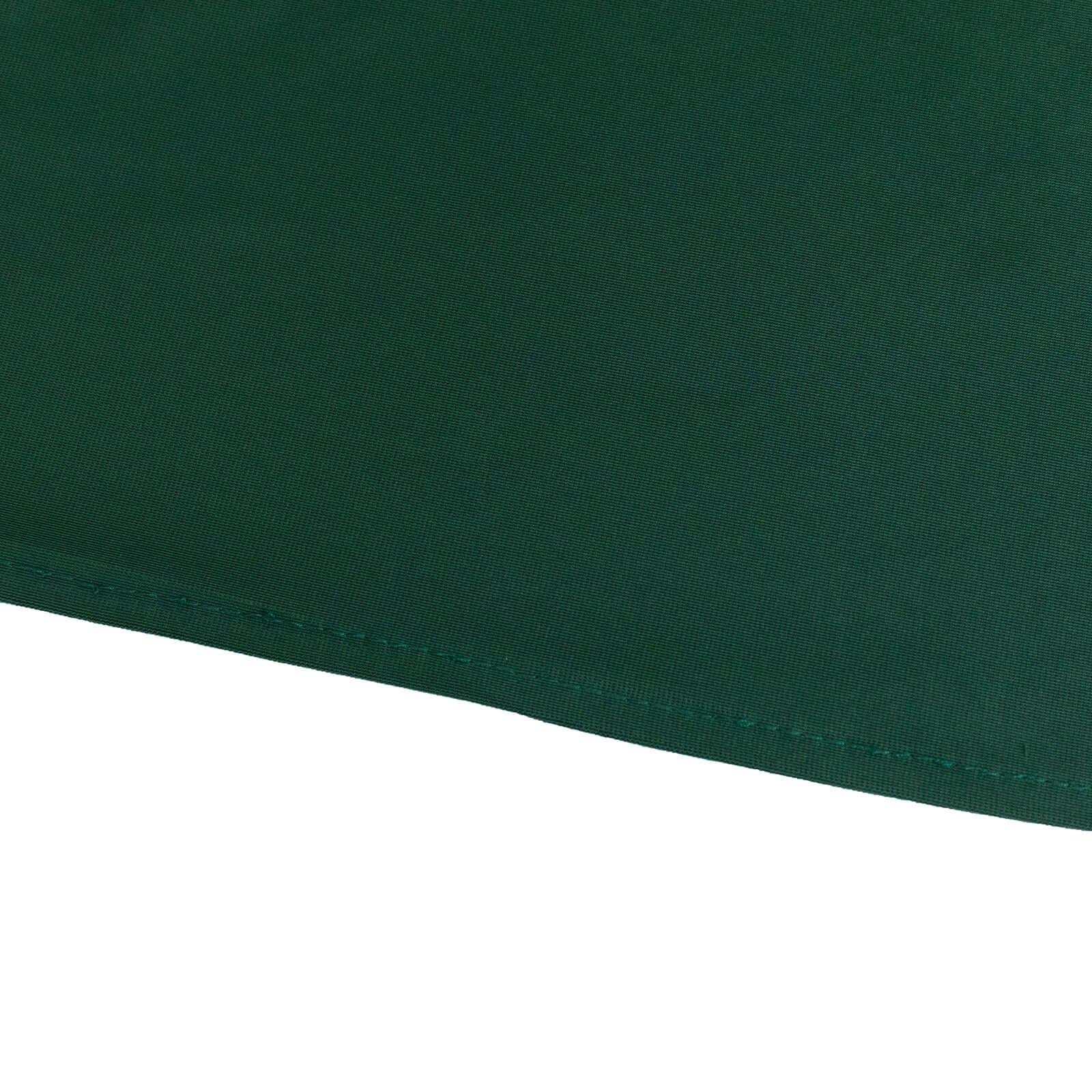 Premium Scuba Rectangular 60x102 Tablecloth Hunter Emerald Green - Wrinkle Free & Stain Resistant Table Cover