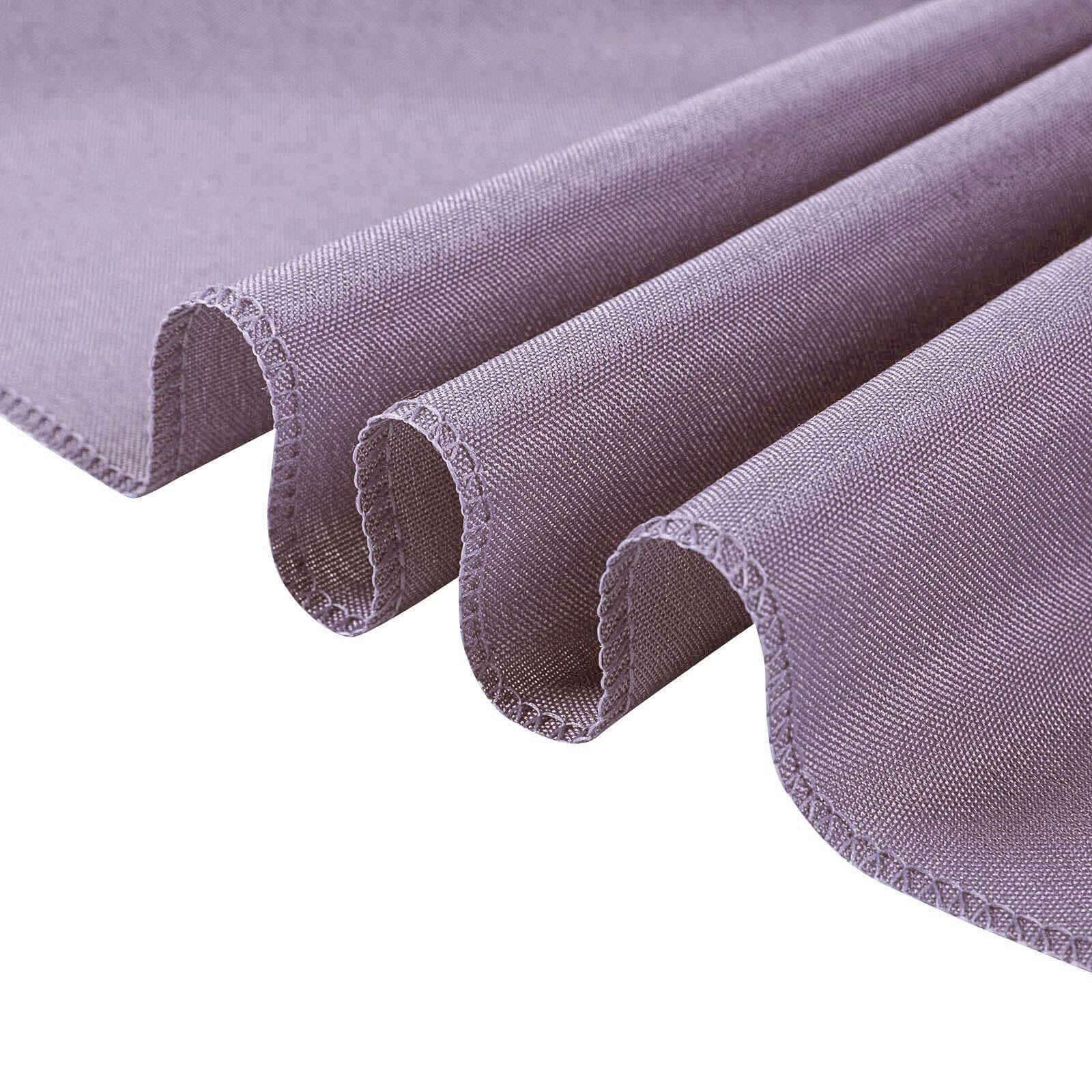 Polyester 70x70 Table Overlay Square Tablecloth Violet Amethyst - Wrinkle-Resistant & Durable Table Cover