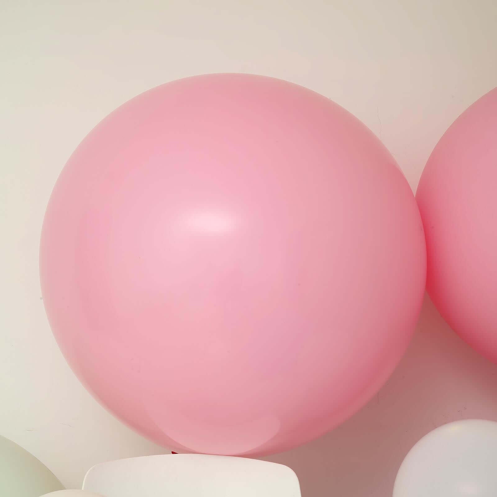 2 Pack 32 Large Matte Pastel Blush Helium or Air Latex Balloons