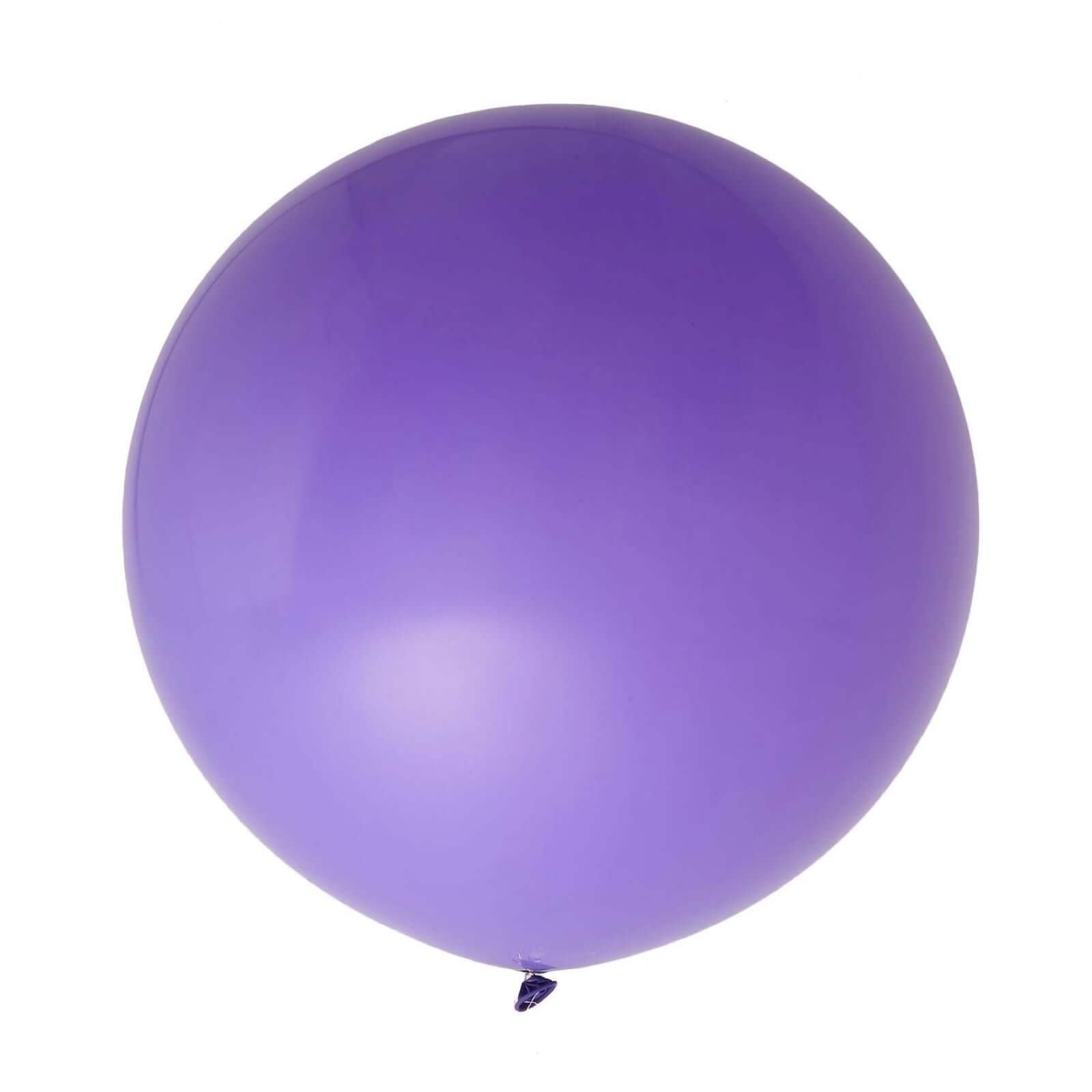 2 Pack 32 Large Matte Purple Helium or Air Premium Latex Balloons