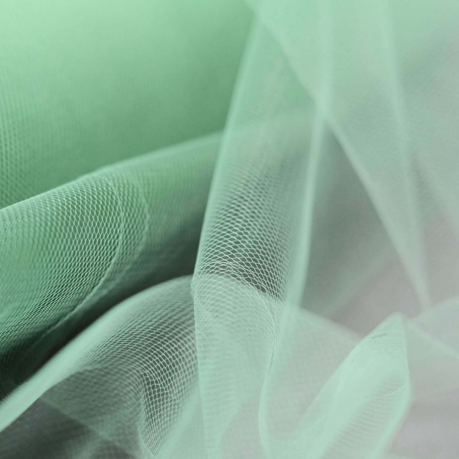 18x100 Yards Sage Green Tulle Fabric Bolt, Sheer Fabric Spool Roll For Crafts
