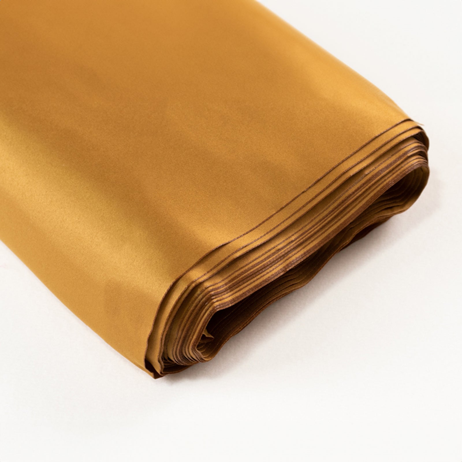 54x10 Yards Gold Lamour Satin Fabric Bolt, Heavy Matte Satin Fabric By The Yard