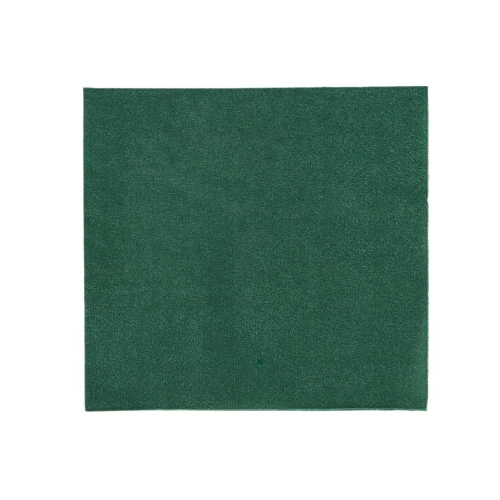 50-Pack Paper Beverage Napkins Hunter Emerald Green - 2 Ply Disposable Soft 18GSM Cocktail Napkins 5x5