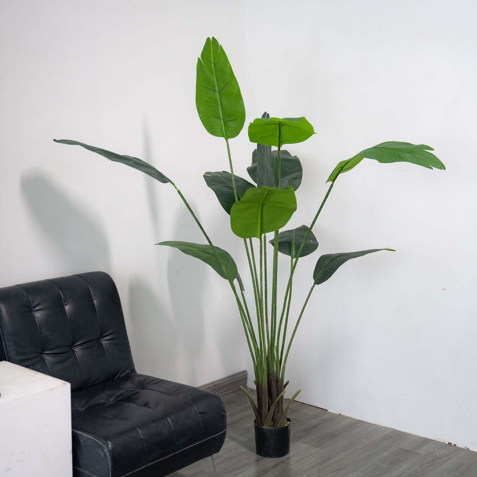 2 Pack 6ft Faux Potted Bird of Paradise Plant