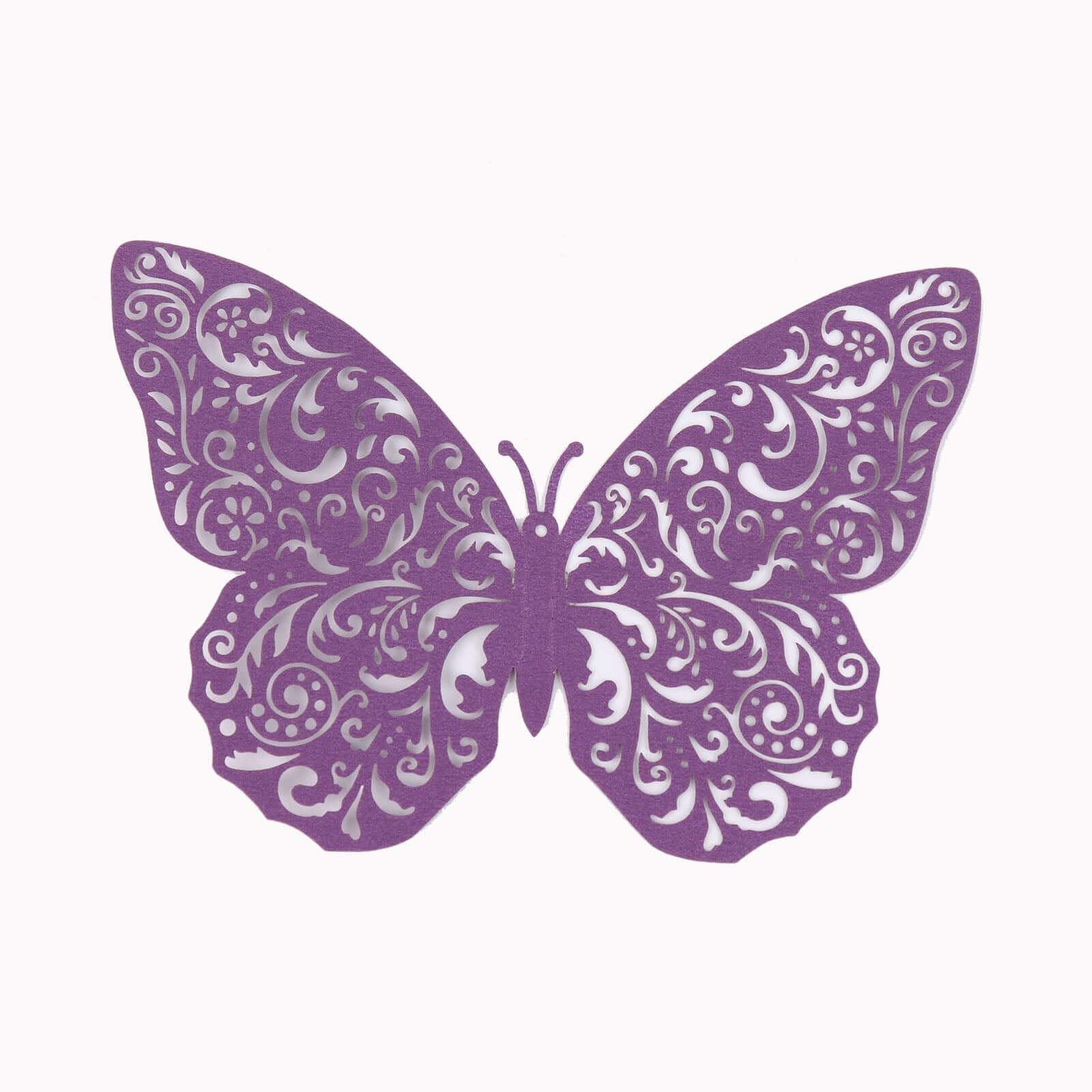 12-Pack 3D Butterfly Wall Decals, DIY Removable Mural Stickers Purple Cake Decorations Eye-Catching Design