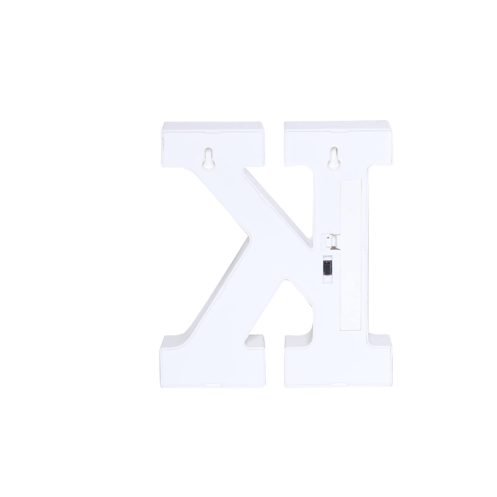 3D Marquee Letter K Warm White 5 LED Lights Gold - Chic Light-Up Decor for Events 6