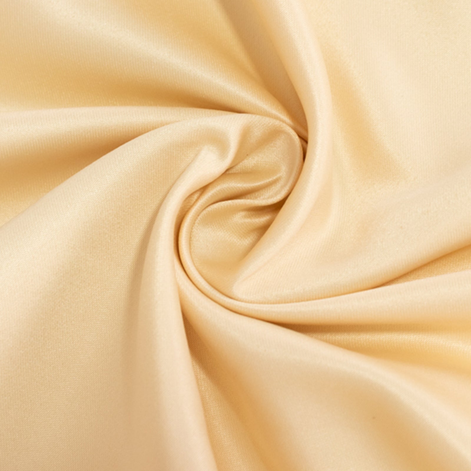 Lamour Satin 54x54 Square Tablecloth Beige - Durable & Silk-Like Table Cover