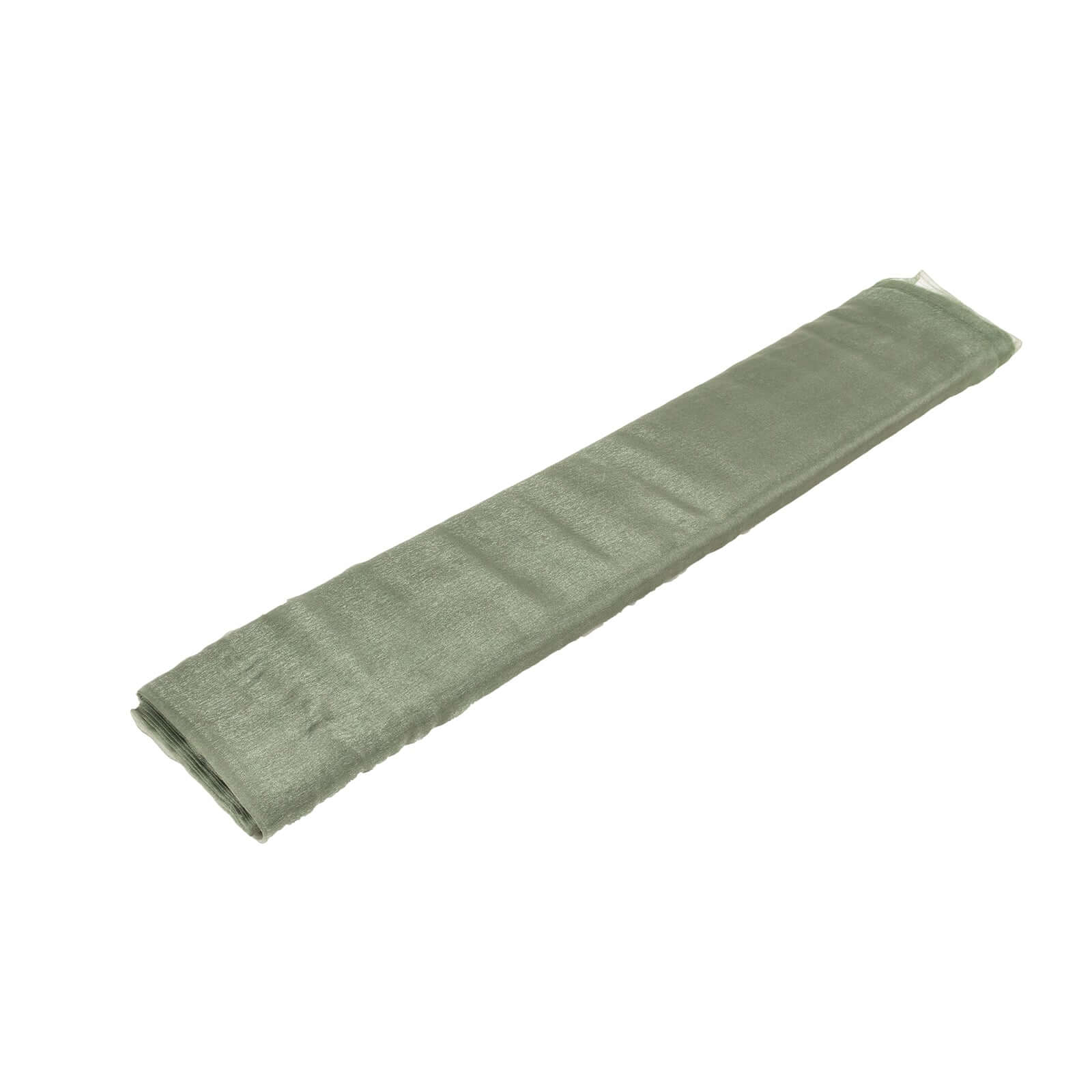 54x10yd Dusty Sage Green Solid Sheer Chiffon Fabric Bolt, DIY Voile Drapery Fabric