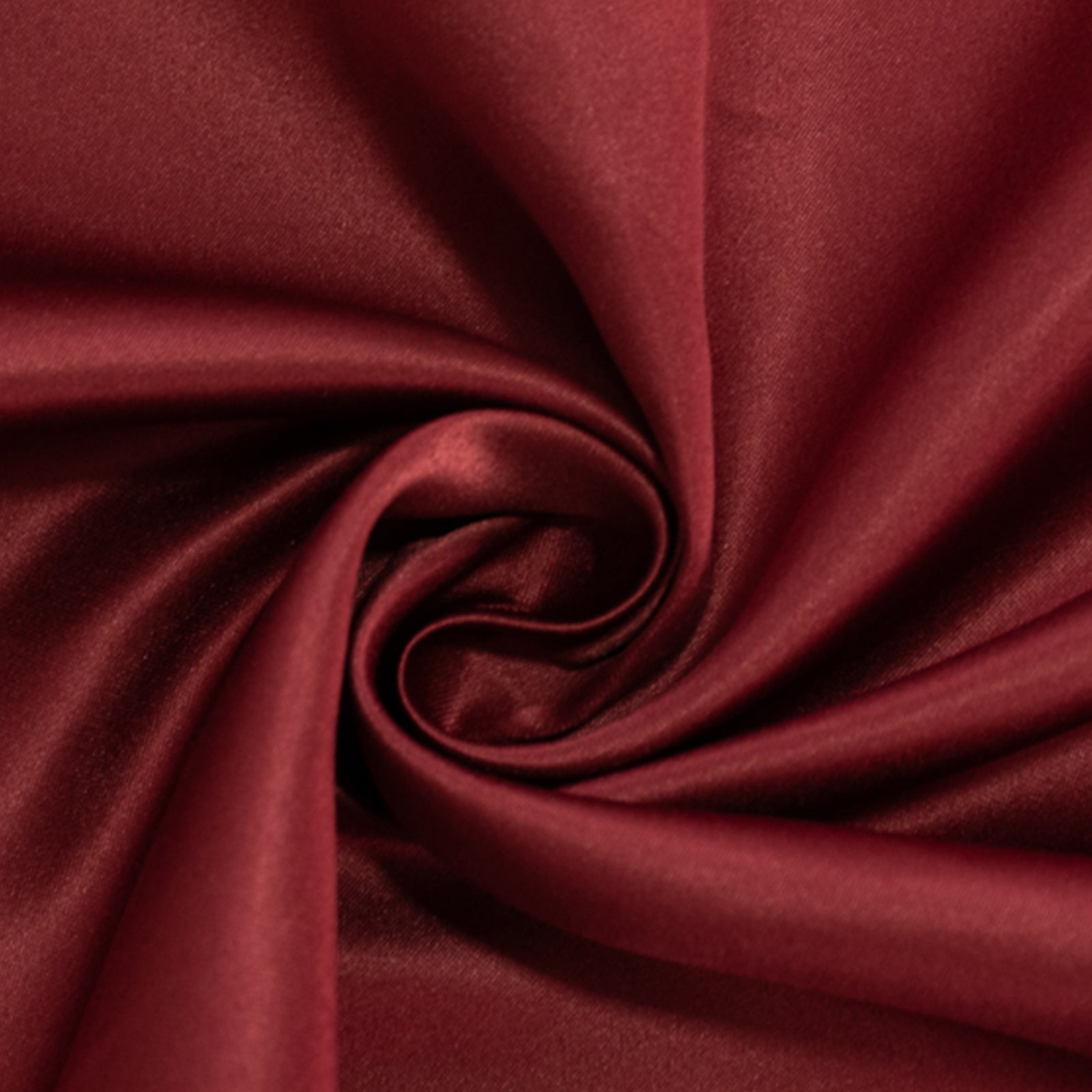 Lamour Satin 120 Round Tablecloth Burgundy - Seamless Table Cover with Soft Tempered Sheen