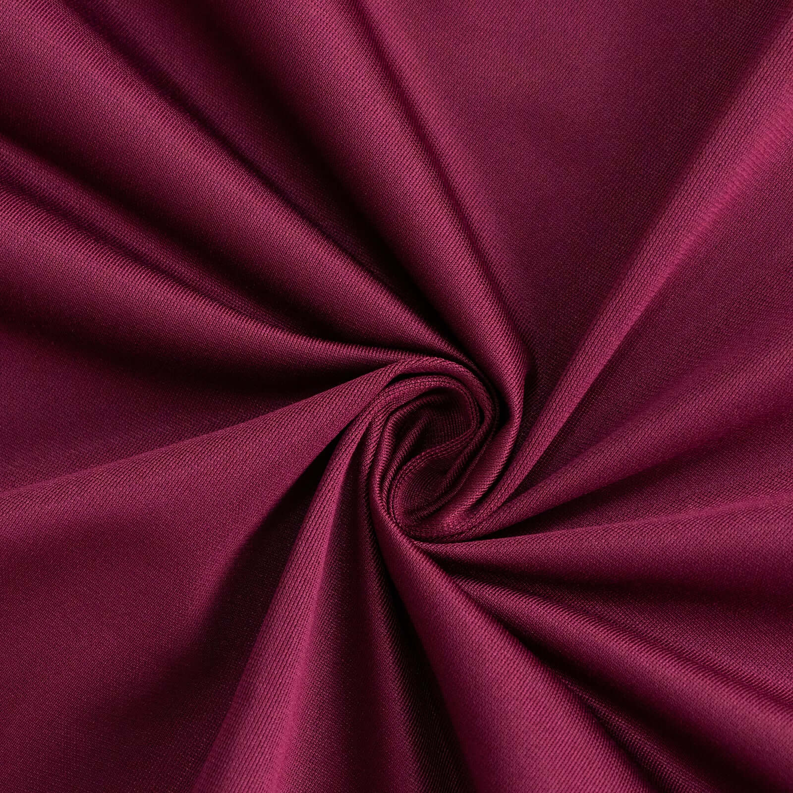 Premium Scuba 70x70 Table Overlay Square Tablecloth Burgundy - Wrinkle Free & Stain Resistant Table Cover