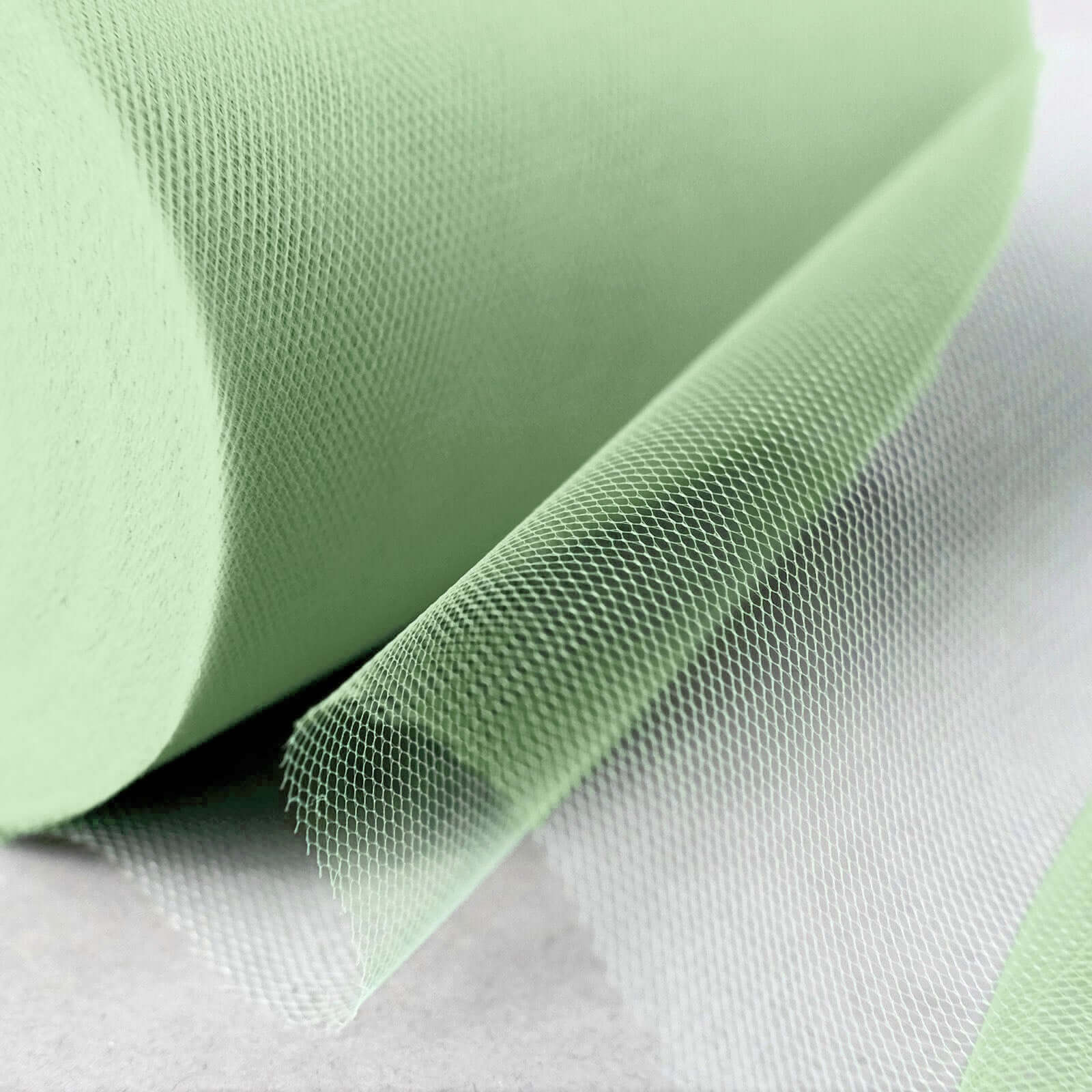 6x100 Yards Sage Green Tulle Fabric Bolt, Sheer Fabric Spool Roll For Crafts