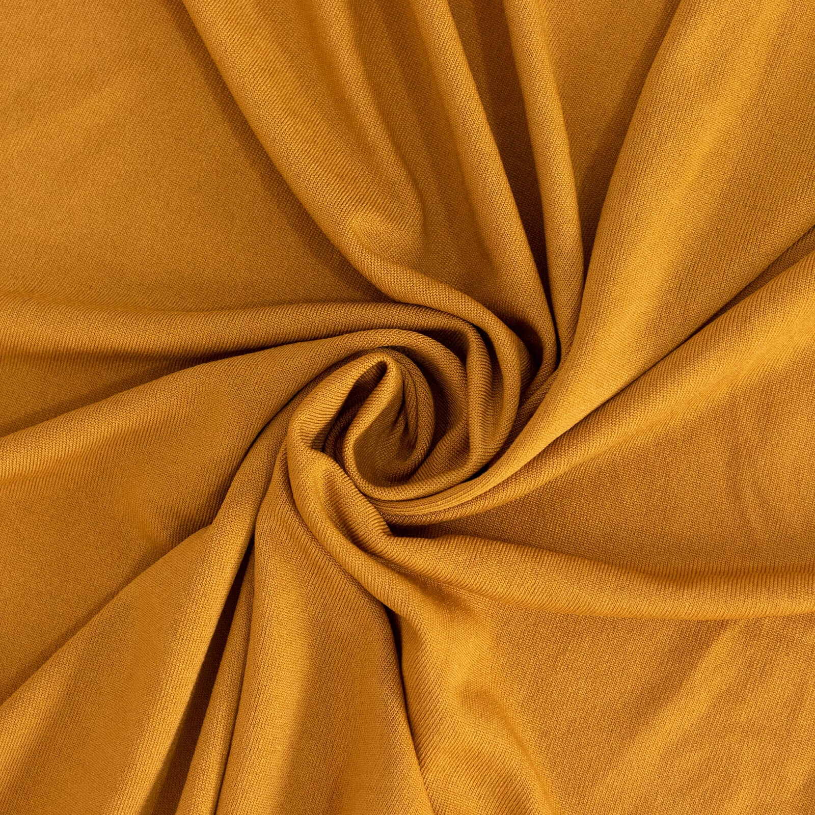 Spandex Rectangle 72x30 Table Skirt Gold with Wavy Skirt-Like Effect Stylish Table Cover for Weddings, Banquets & Trade Shows