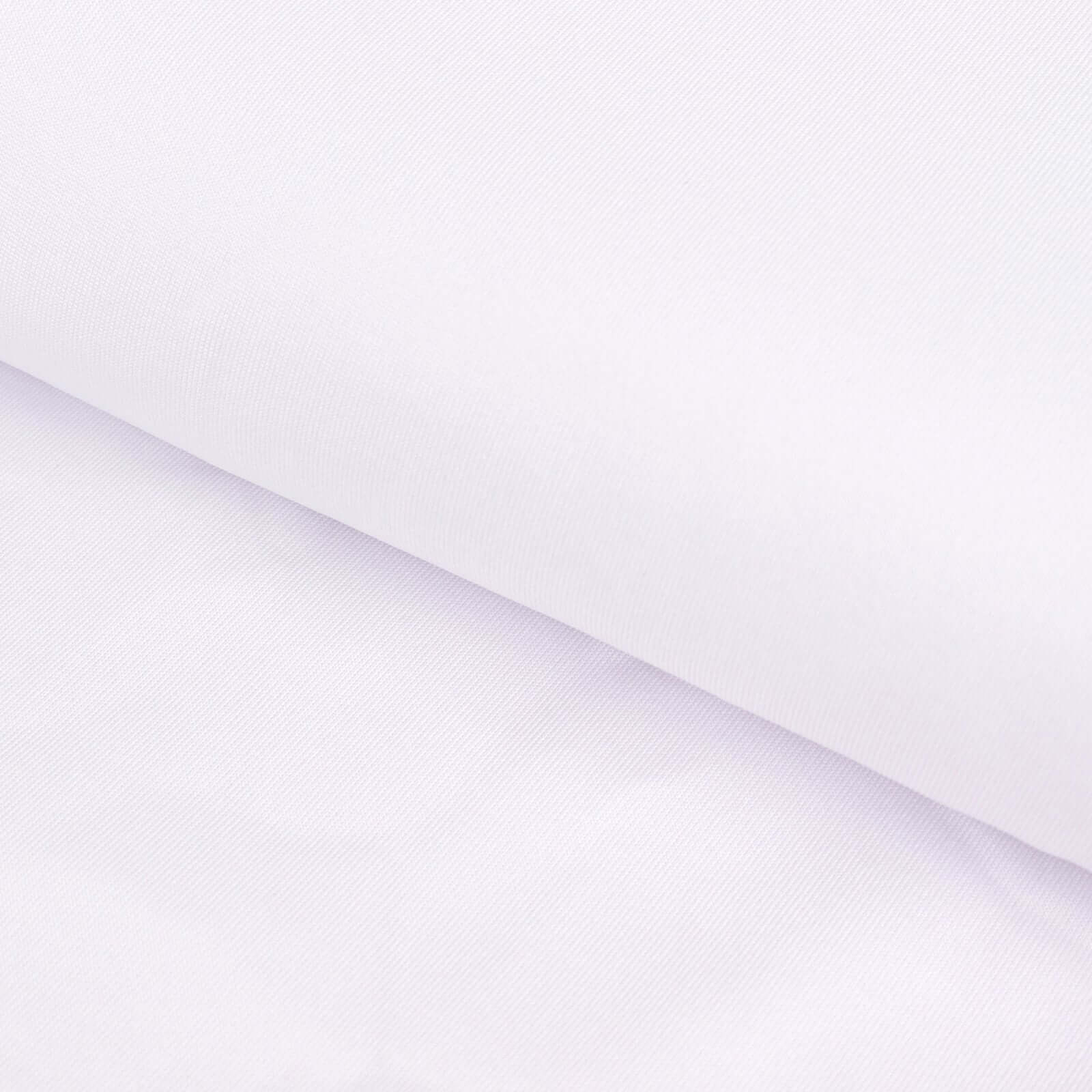 White Spandex 4-Way Stretch Fabric Roll, DIY Craft Fabric Bolt- 60x10 Yards