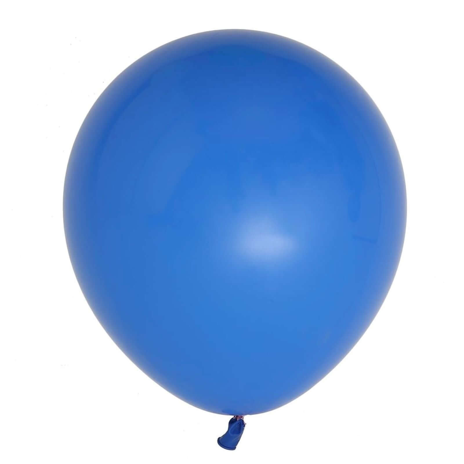 10 Pack 18 Matte Pastel Royal Blue Helium Air Latex Party Balloons