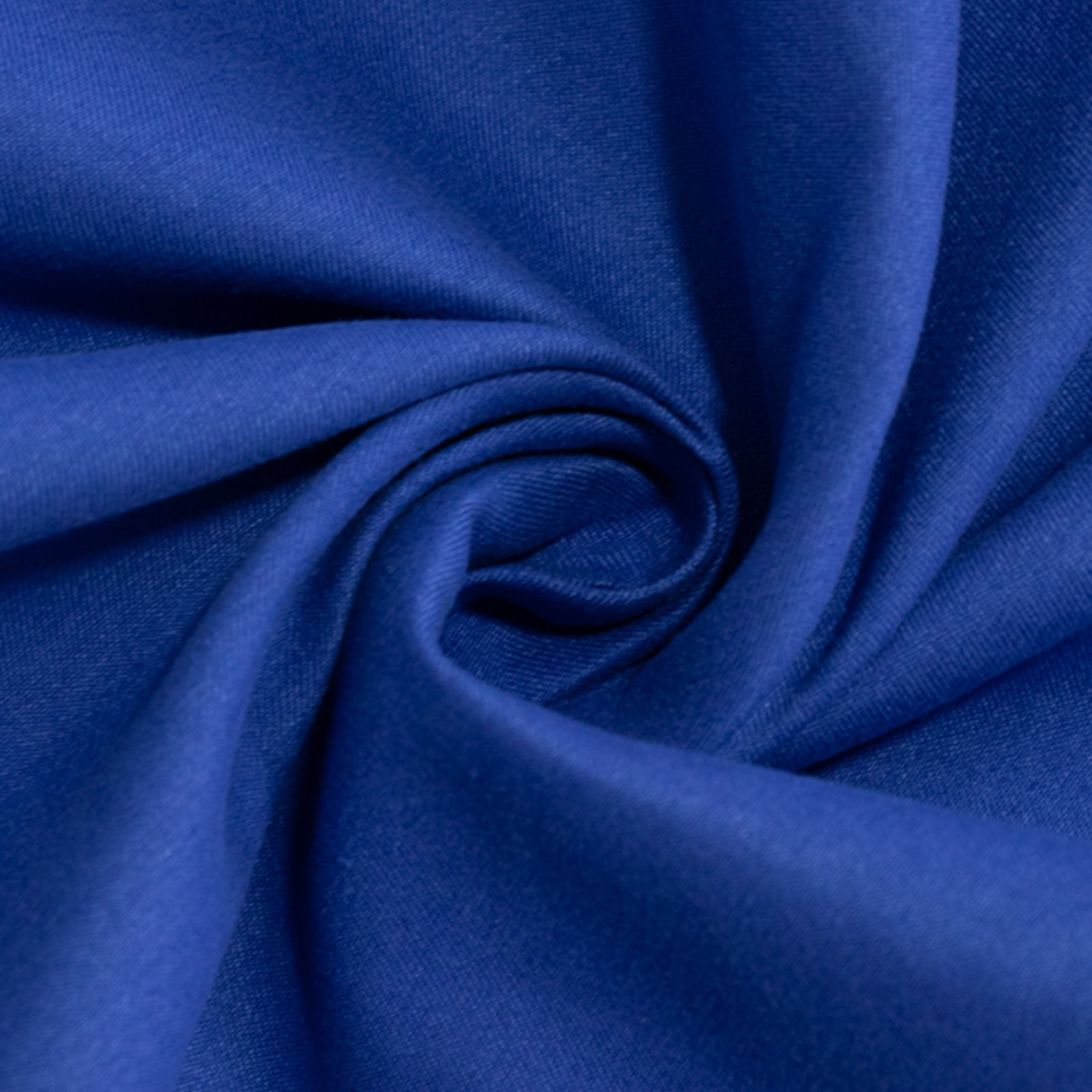 Cotton Blend 120 Round Tablecloth Royal Blue - Seamless Wrinkle-Resistant Table Cover