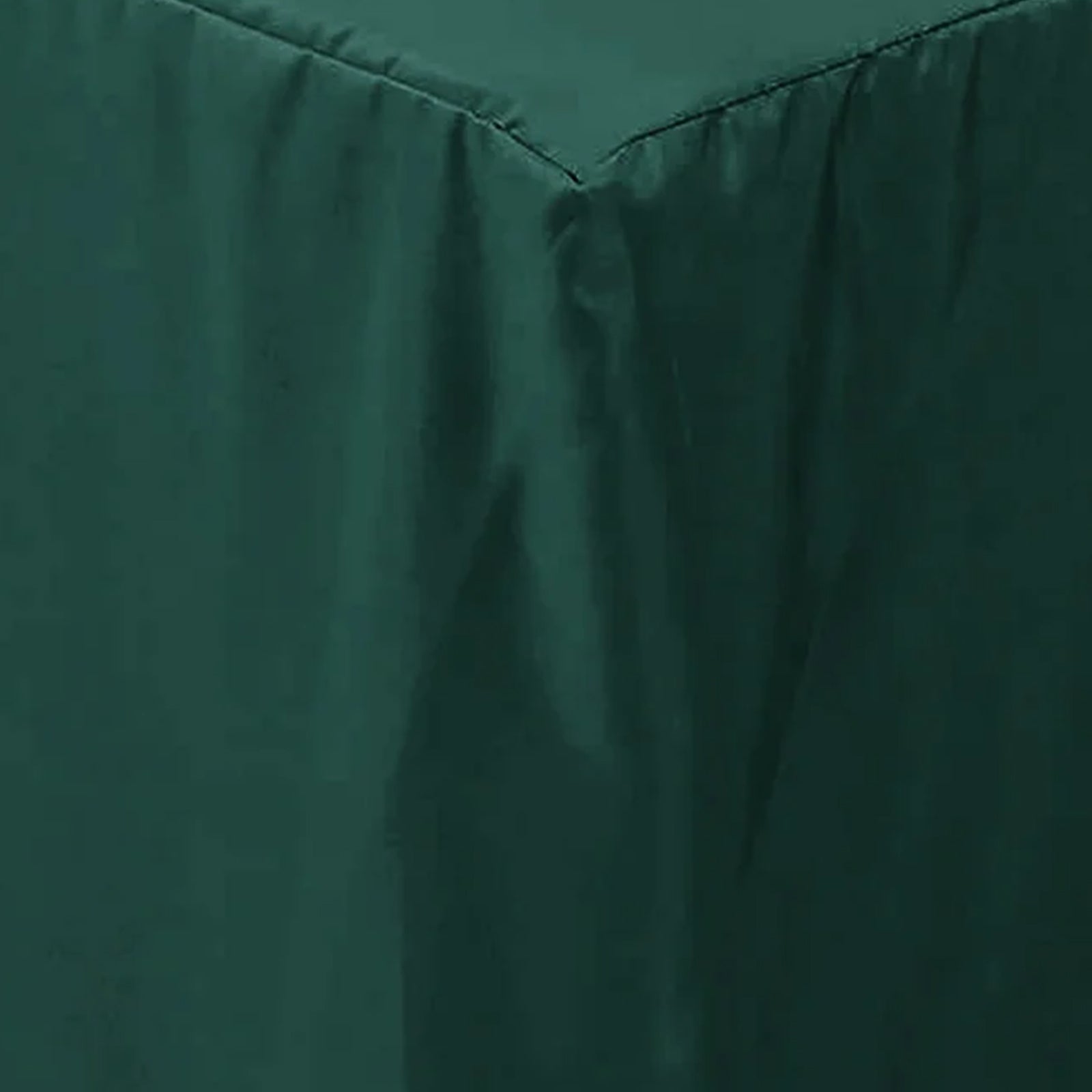 Fitted Polyester 72x30 Rectangle Tablecloth Hunter Emerald Green - Durable Table Cover