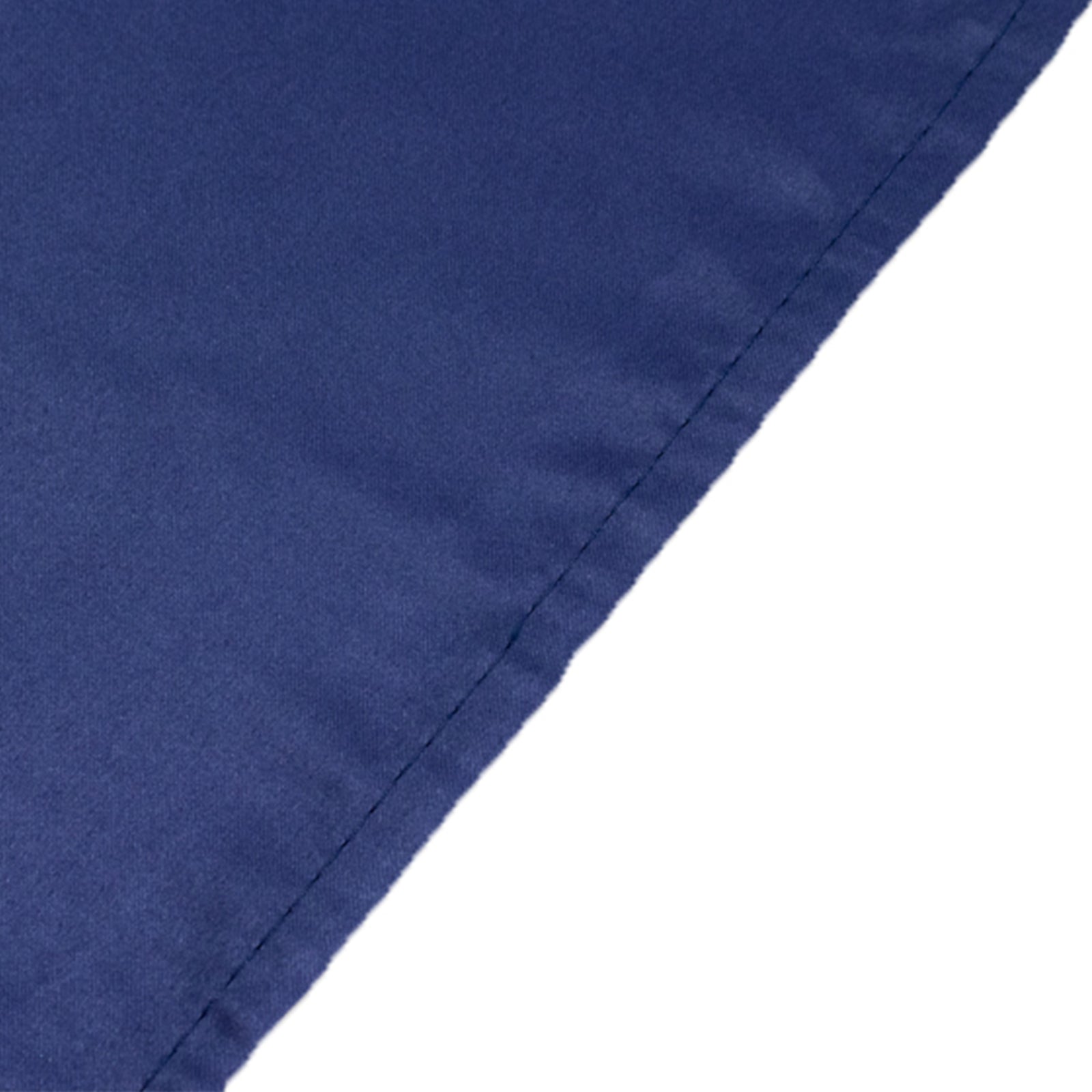 Lamour Satin 60x102 Rectangle Tablecloth Navy Blue - Durable & Silky Soft Feel Table Cover