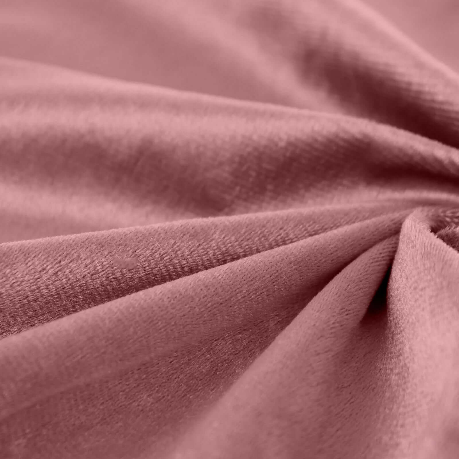 Premium Velvet 120 Round Tablecloth Dusty Rose - Reusable Soft & Seamless Table Cover