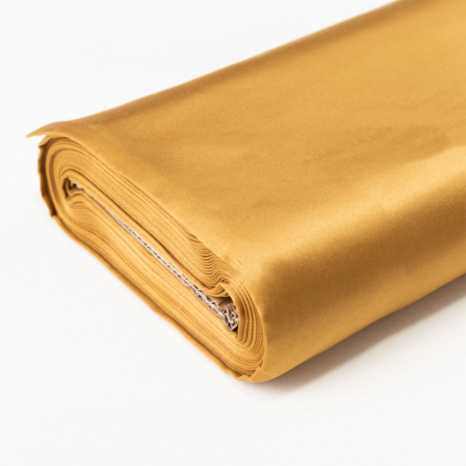 54x10 Yards Gold Lamour Satin Fabric Bolt, Heavy Matte Satin Fabric By The Yard