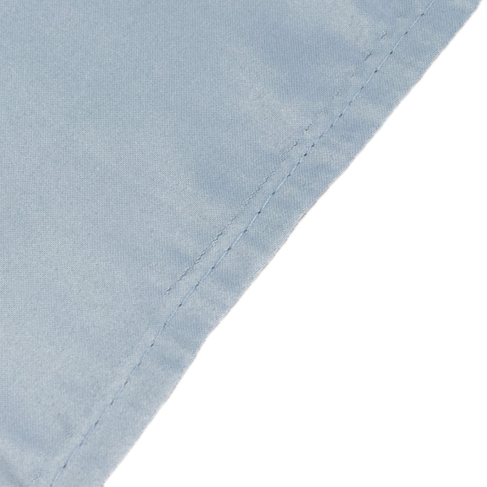 Lamour Satin 60x102 Rectangle Tablecloth Dusty Blue - Durable & Silky Soft Feel Table Cover