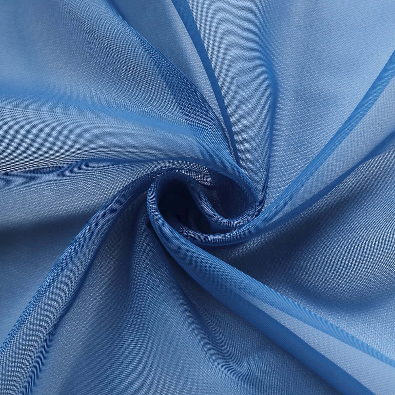 Premium Chiffon 6ft Table Runner Royal Blue - Flowy & Lightweight Table Decor