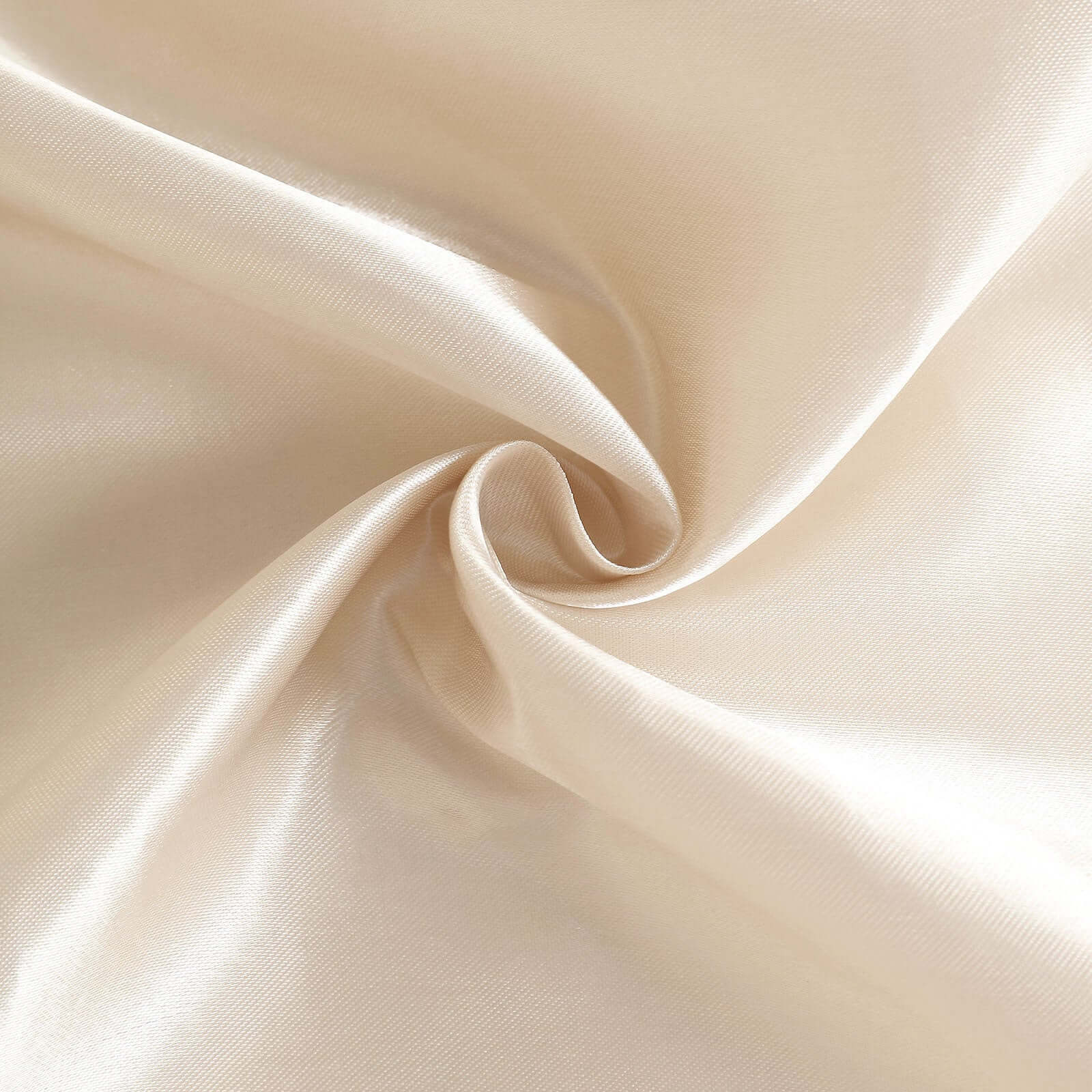 8ftx10ft Beige Satin Event Curtain Drapes, Backdrop Event Panel