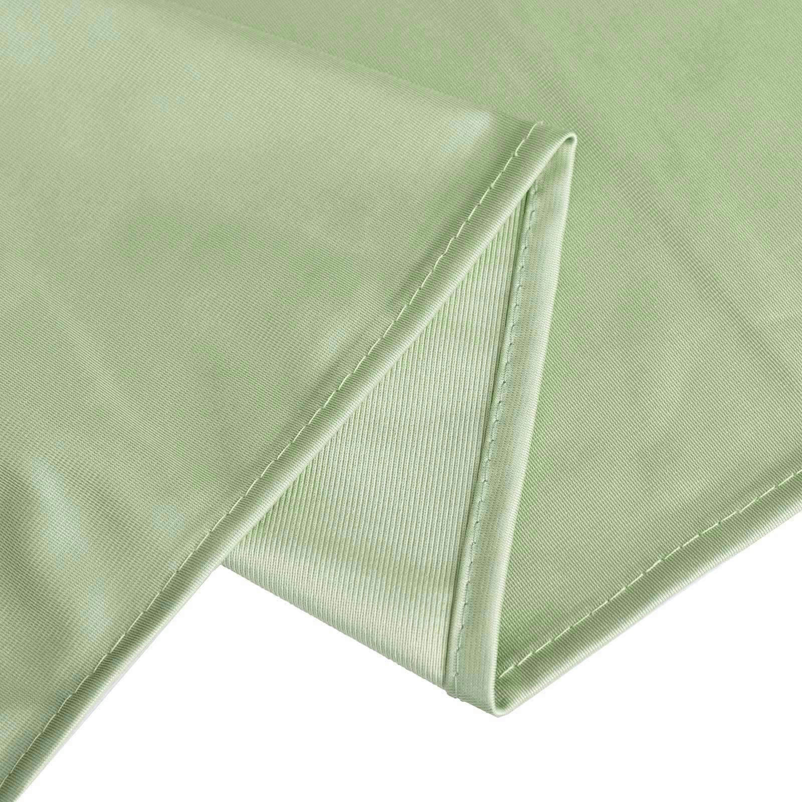 Premium Scuba 70x70 Table Overlay Square Tablecloth Sage Green - Wrinkle Free & Stain Resistant Table Cover