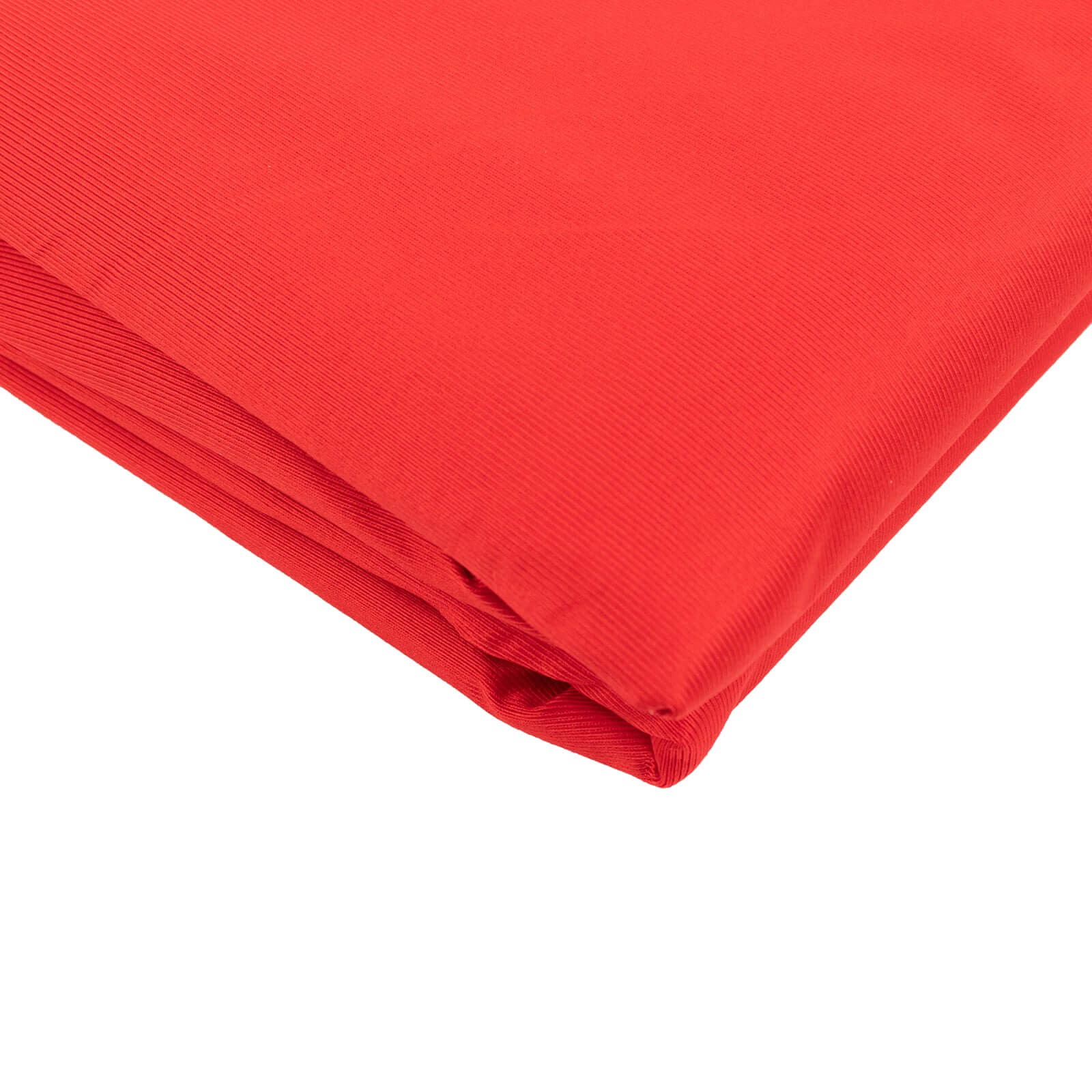 Premium Red Scuba Polyester Fabric Roll, Wrinkle Free DIY Craft Fabric Bolt- 60x10 Yards