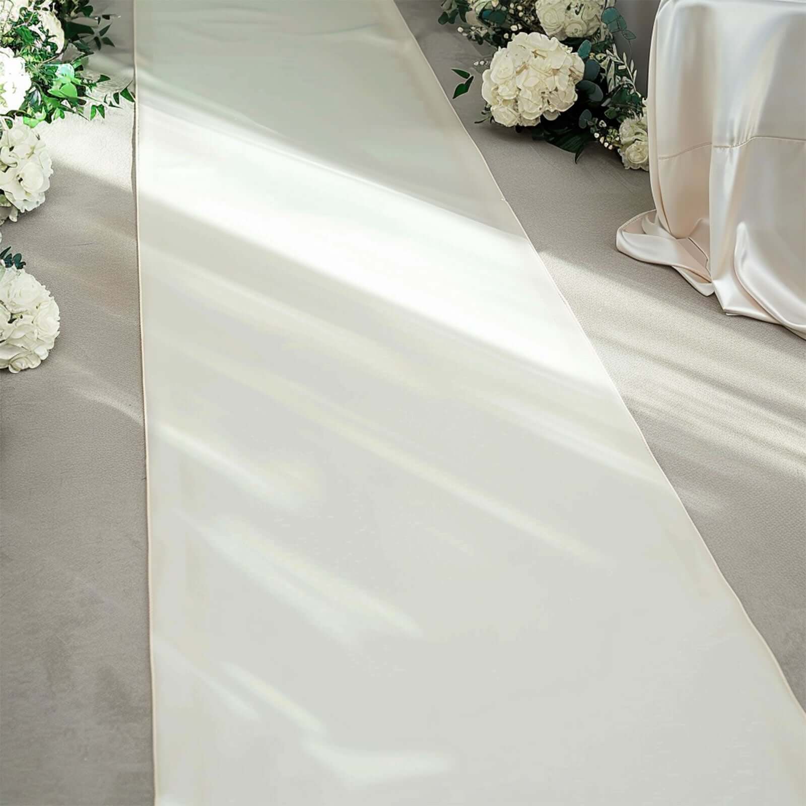 40x100ft Ivory PVC Aisle Runner