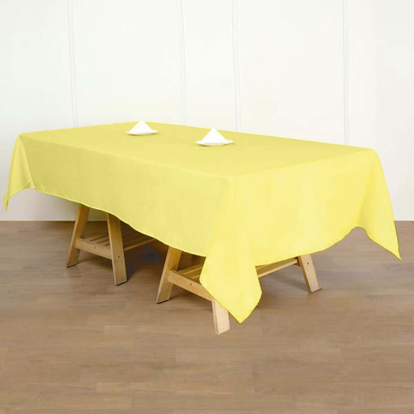 Polyester 60x102 Rectangle Tablecloth Yellow - Durable and Stylish Table Cover