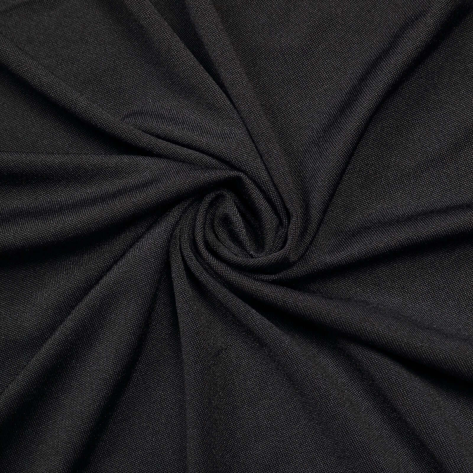 8ftx7ft Black 2-Sided Spandex Fit Hexagon Wedding Arbor Backdrop Cover