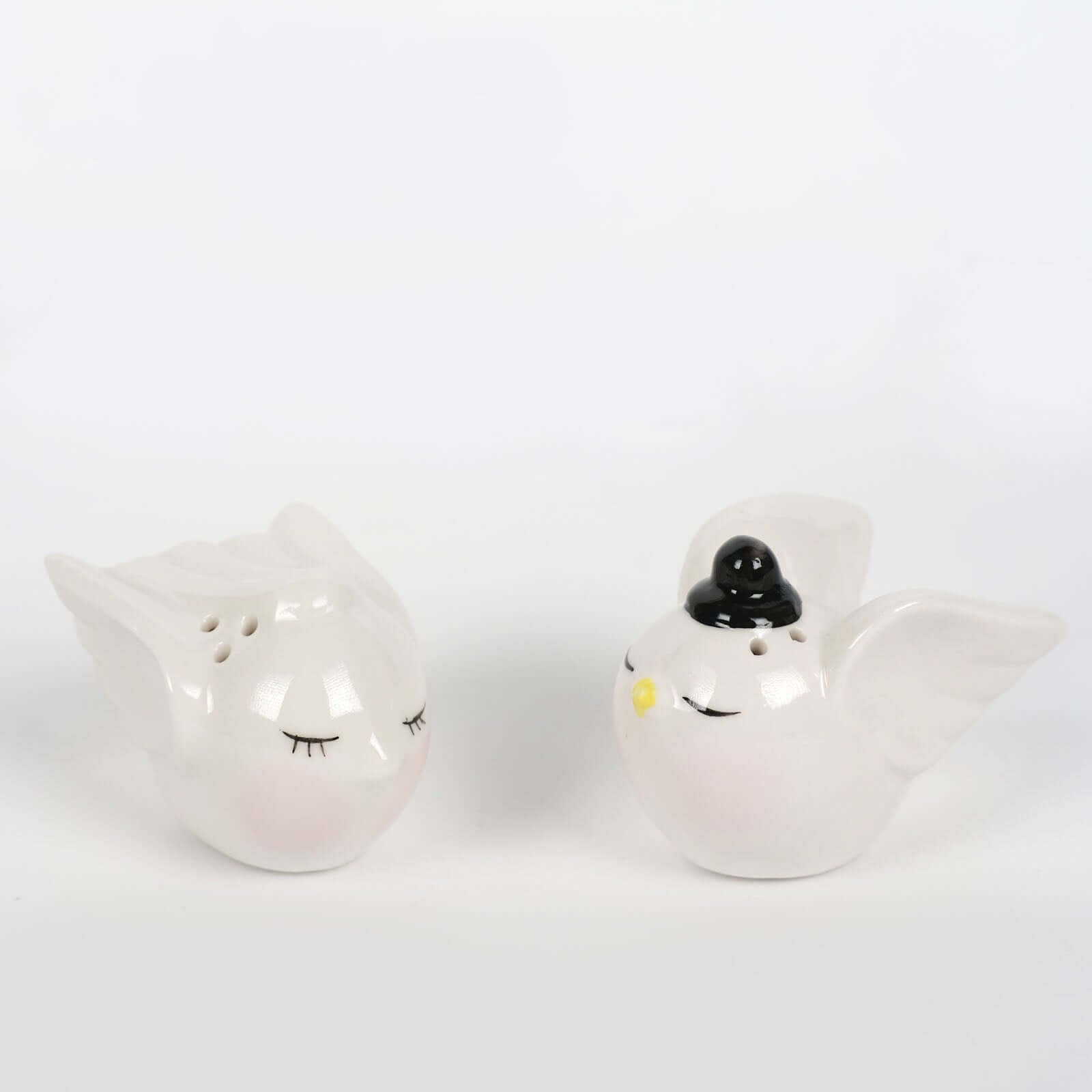 2.5 Bride And Groom Love Birds Salt And Pepper Shaker Party Favors, Wedding Favors In Pre-Packed Gift Box