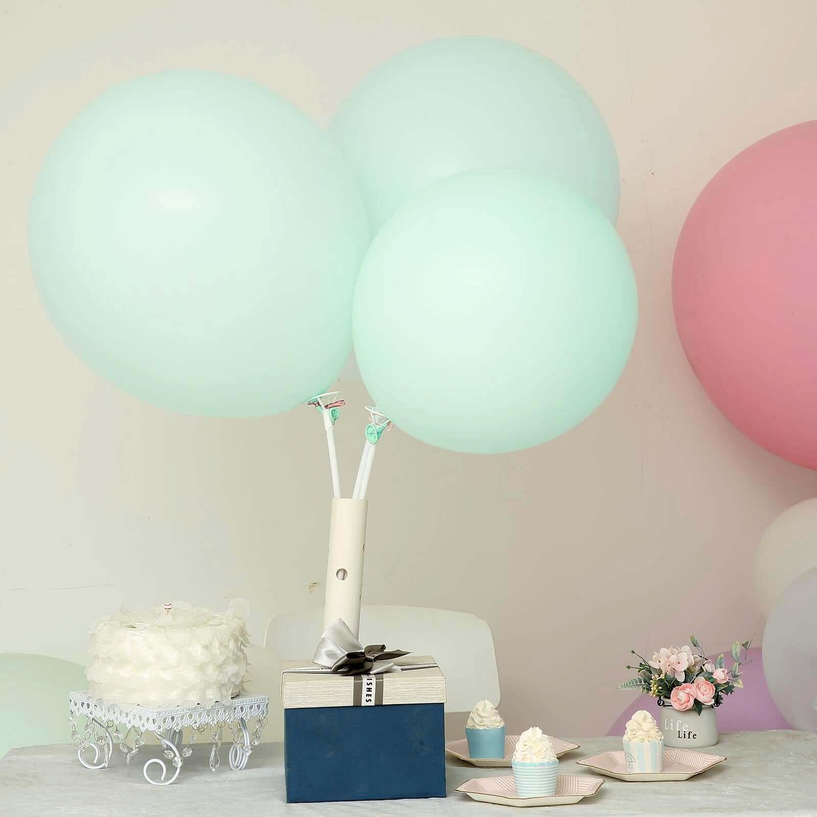 10 Pack 18 Matte Pastel Seafoam Helium or Air Latex Party Balloons