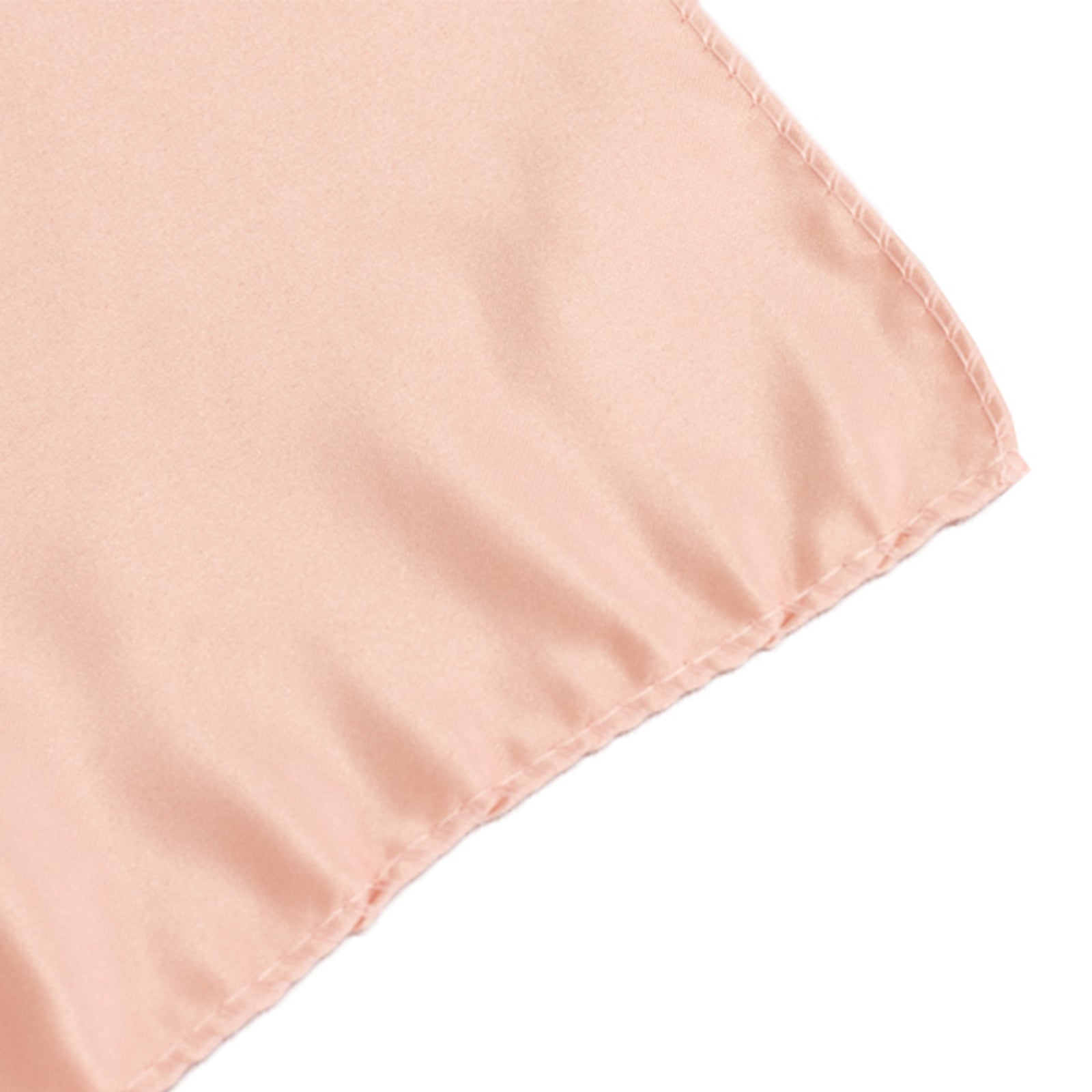 Lamour Satin 72x72 Table Overlay Square Tablecloth Dusty Rose - Smooth Finish Table Topper