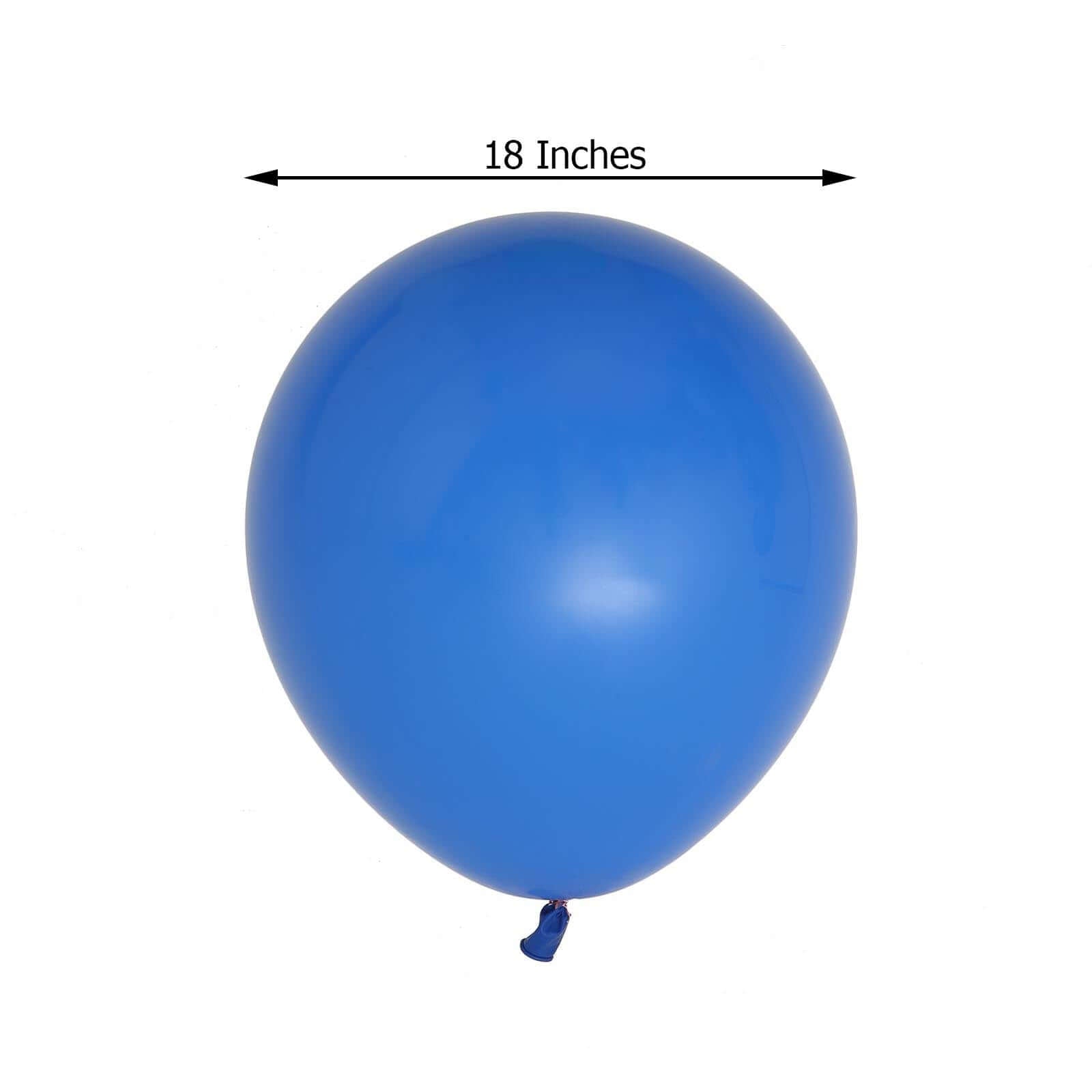 10 Pack 18 Matte Pastel Royal Blue Helium Air Latex Party Balloons