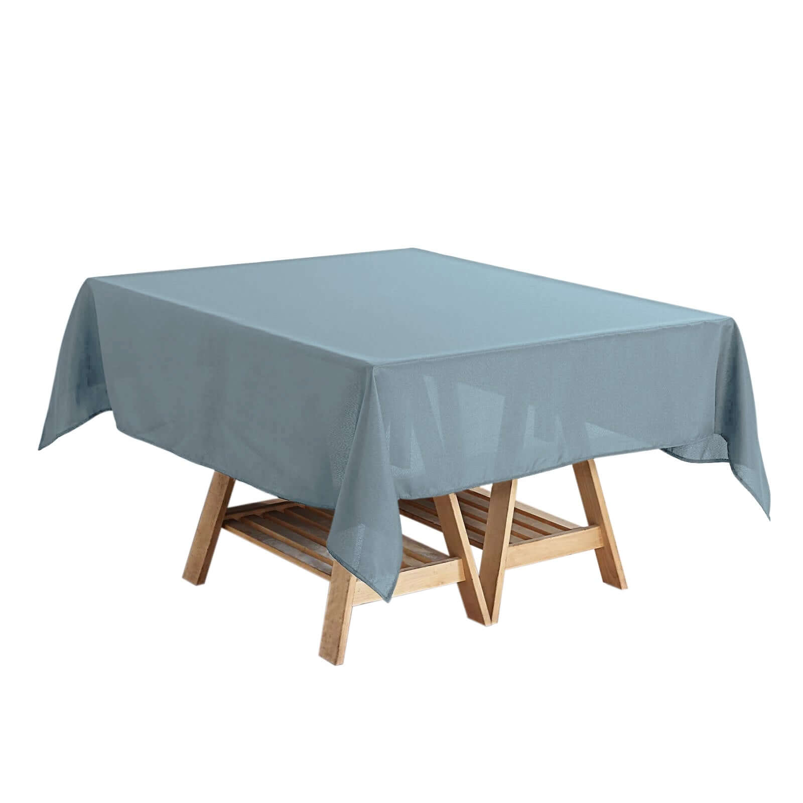 Polyester Square 54x54 Tablecloth Dusty Blue - Wrinkle-Resistant & Durable Table Cover