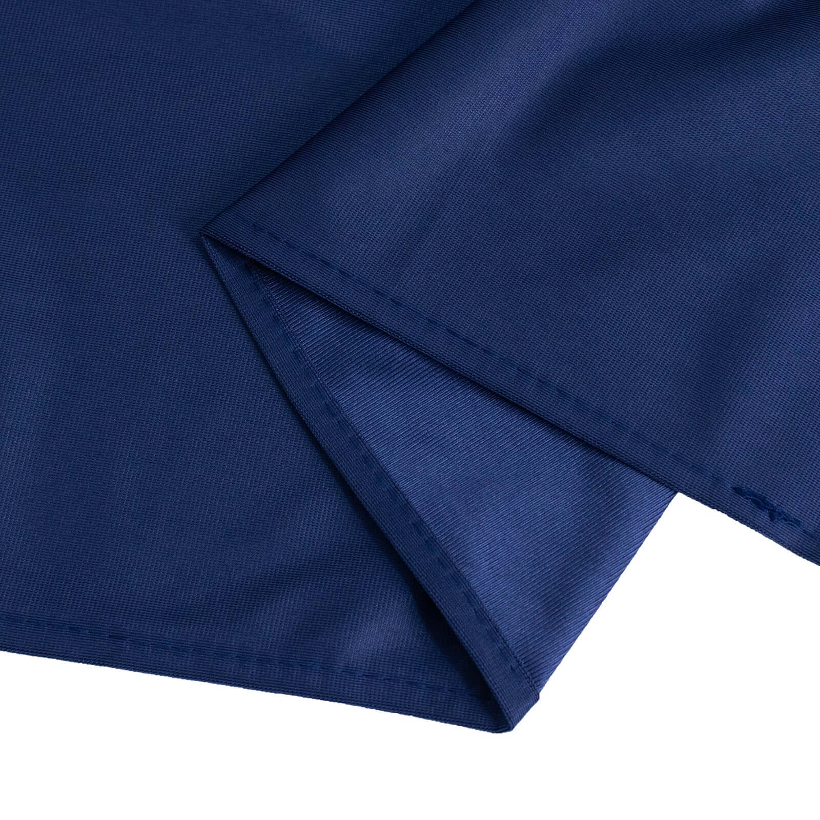 Premium Scuba Square 70x70 Tablecloth Navy Blue - Wrinkle Free & Stain Resistant Table Cover