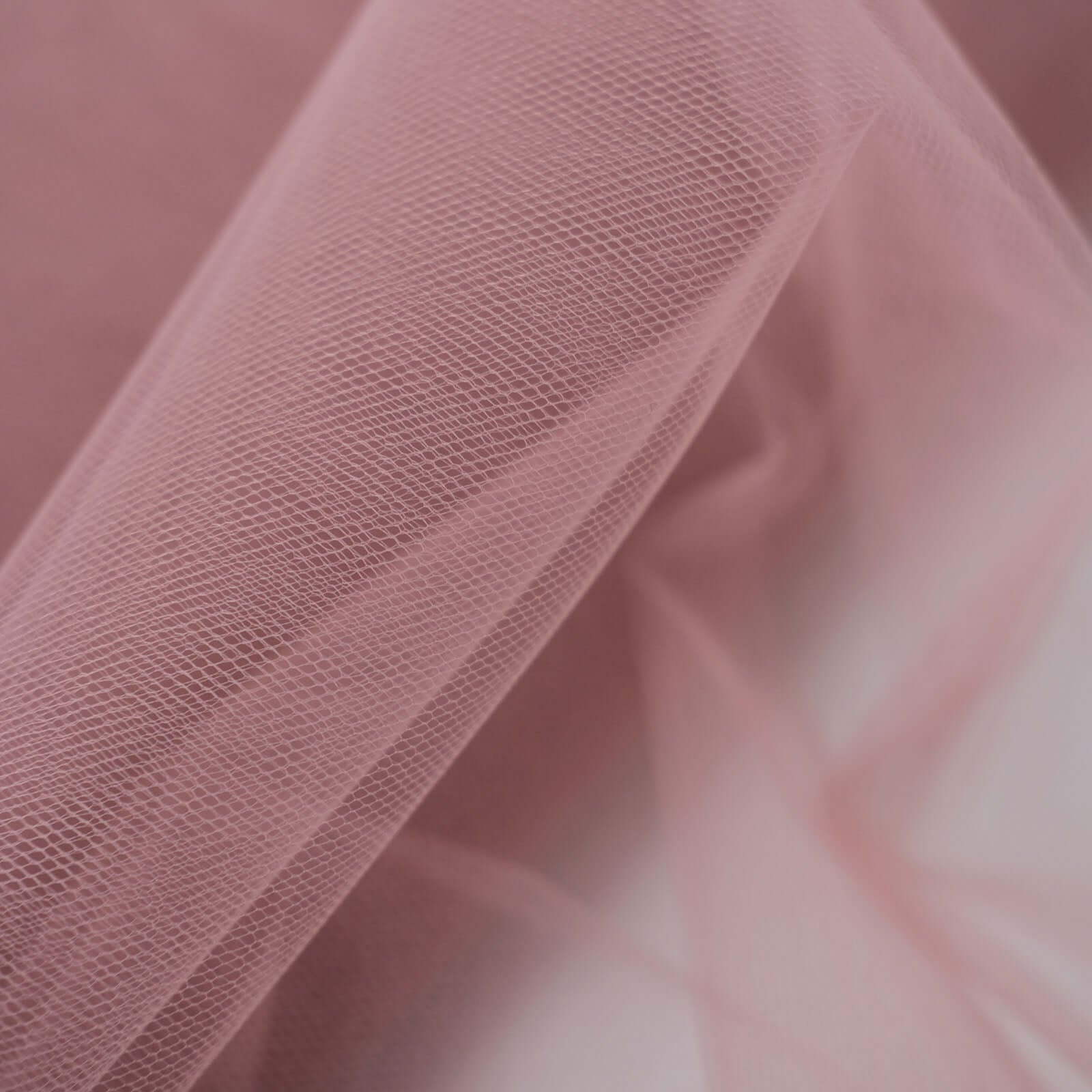 54x40 Yards Dusty Rose Tulle Fabric Bolt, DIY Crafts Sheer Fabric Roll