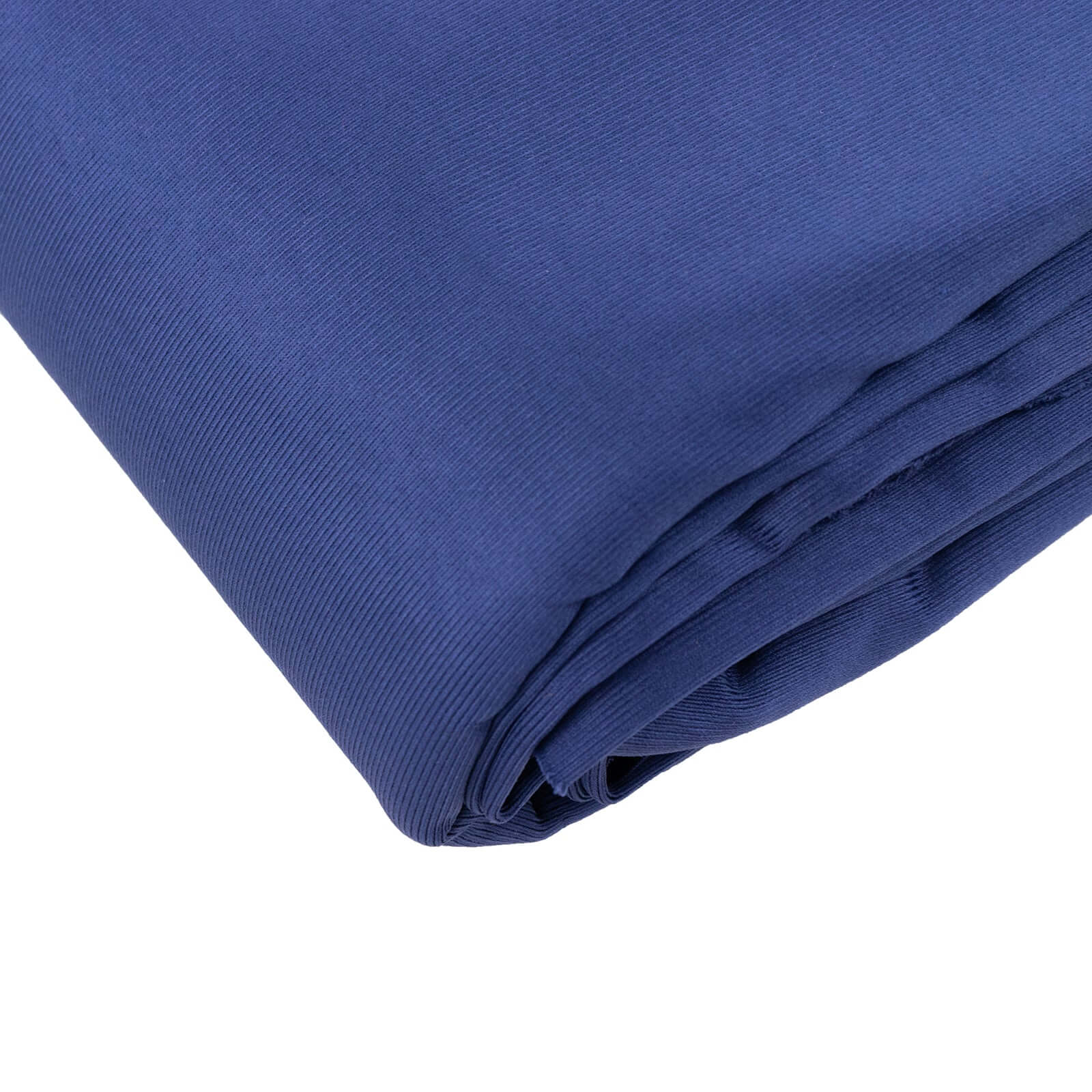 Premium Navy Blue Scuba Polyester Fabric Roll, Wrinkle Free DIY Craft Fabric Bolt- 60x10 Yards