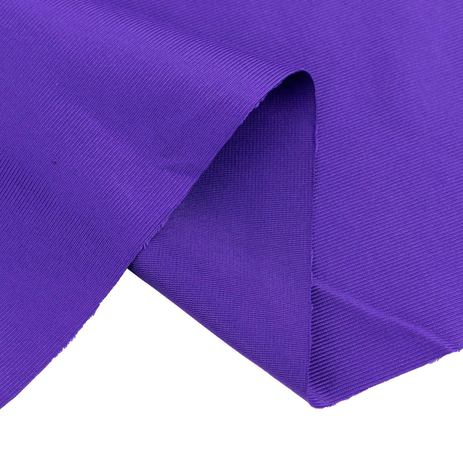 Premium Purple Scuba Polyester Fabric Roll, Wrinkle Free DIY Craft Fabric Bolt- 60x10 Yards