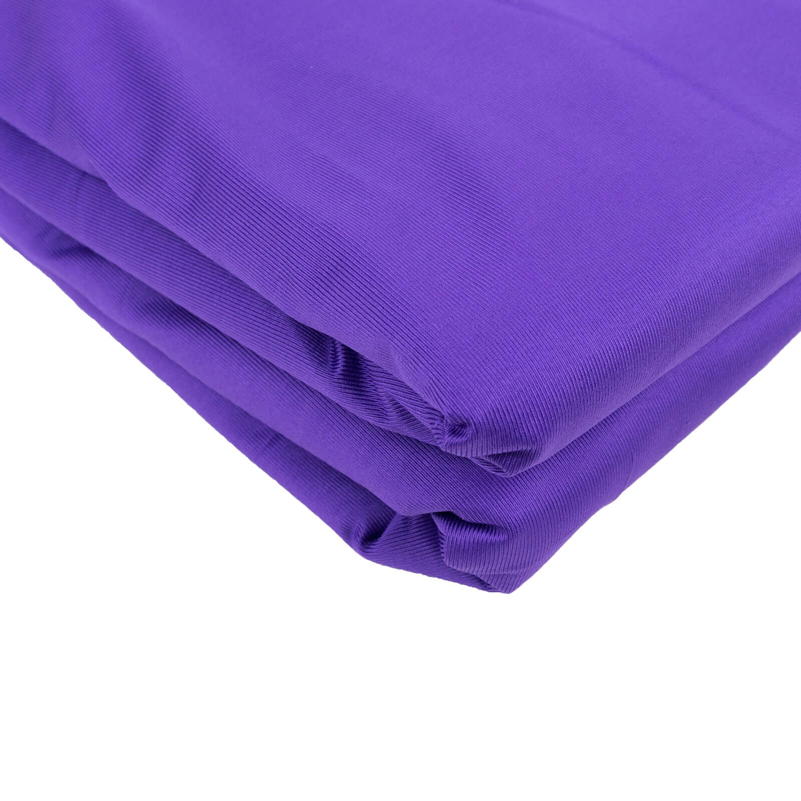 Premium Purple Scuba Polyester Fabric Roll, Wrinkle Free DIY Craft Fabric Bolt- 60x10 Yards