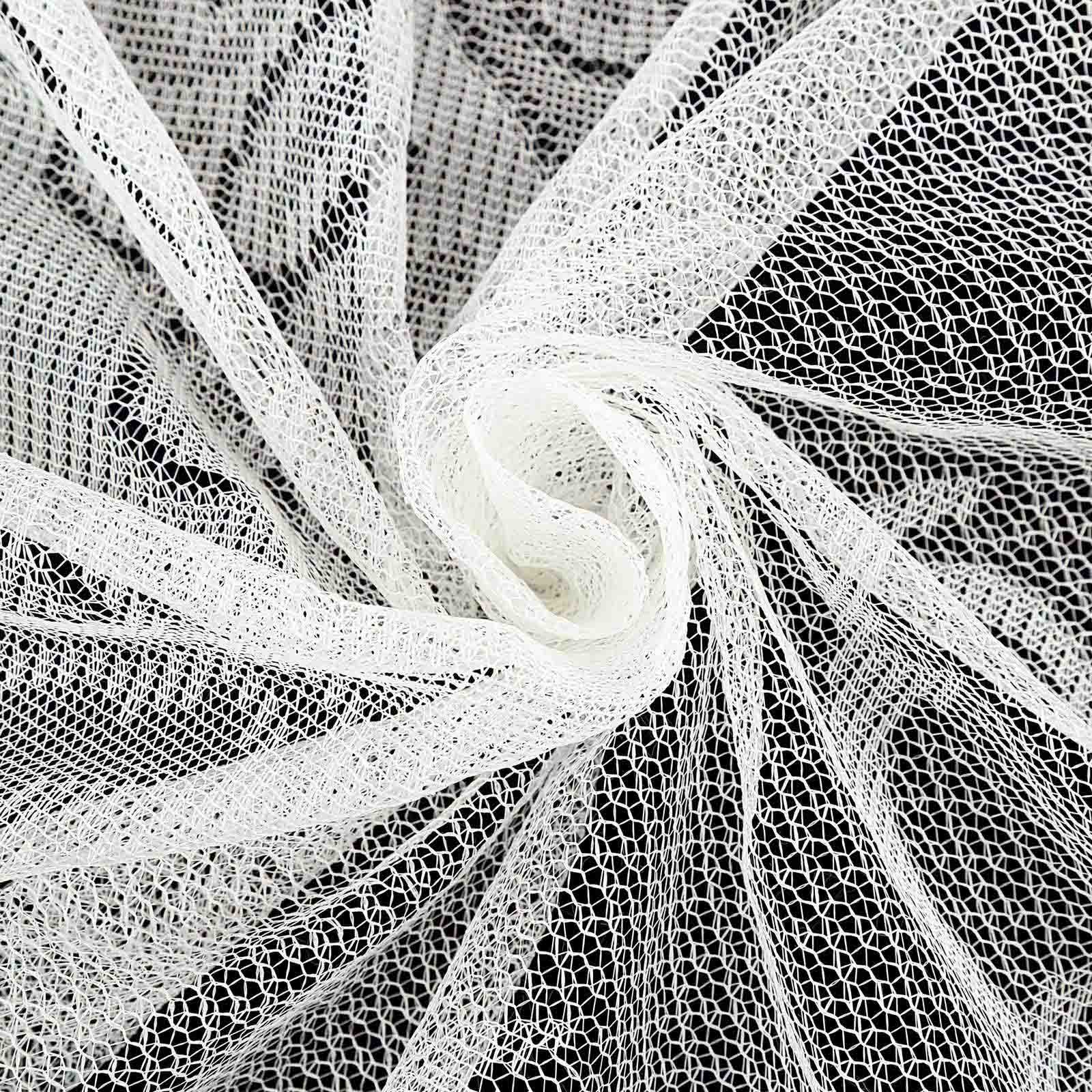 Lace 90 Round Tablecloth White - Premium Design for Versatile Table Decor