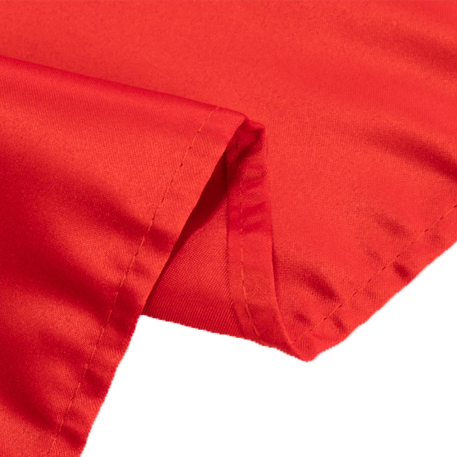 Lamour Satin 60x102 Rectangle Tablecloth Red - Durable & Silky Soft Feel Table Cover