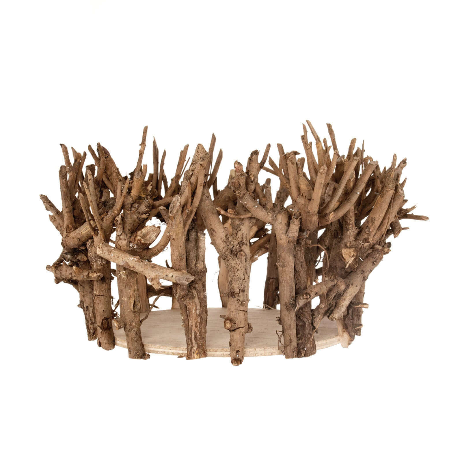 Natural Wooden Candle Holder Centerpiece - Rustic Mini Flower Vase for Events & Tables 6