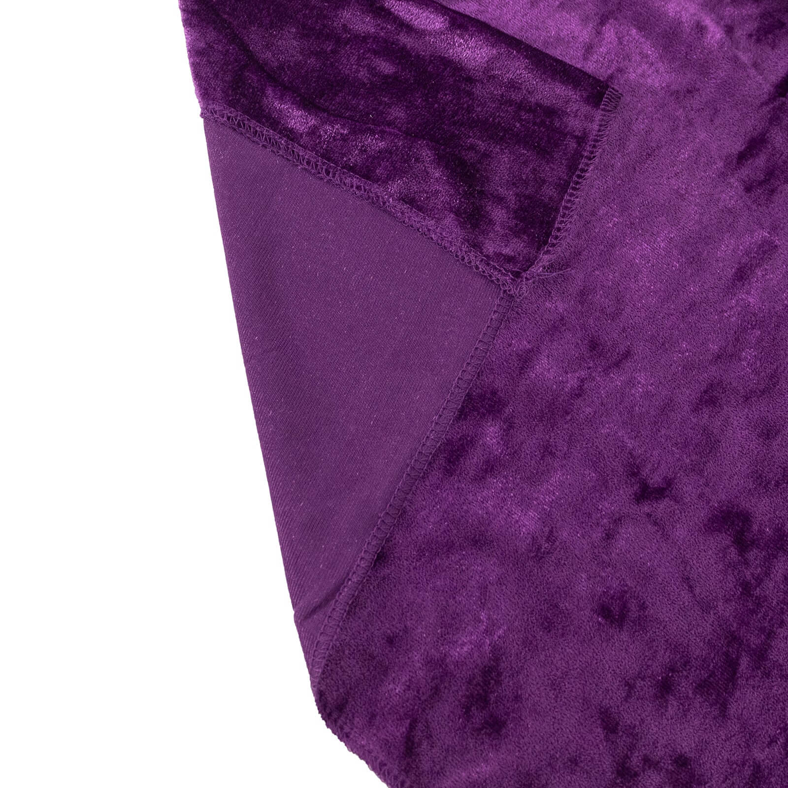 8ftx8ft Purple Premium Smooth Velvet Event Curtain Drapes, Privacy Backdrop Event Panel with Rod Pocket