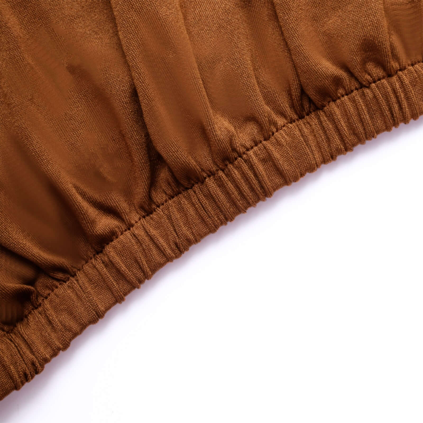 Set of 5 Cinnamon Brown Spandex Cylinder Pedestal Stand Covers, Stretchable Pillar Prop Covers - 160 GSM