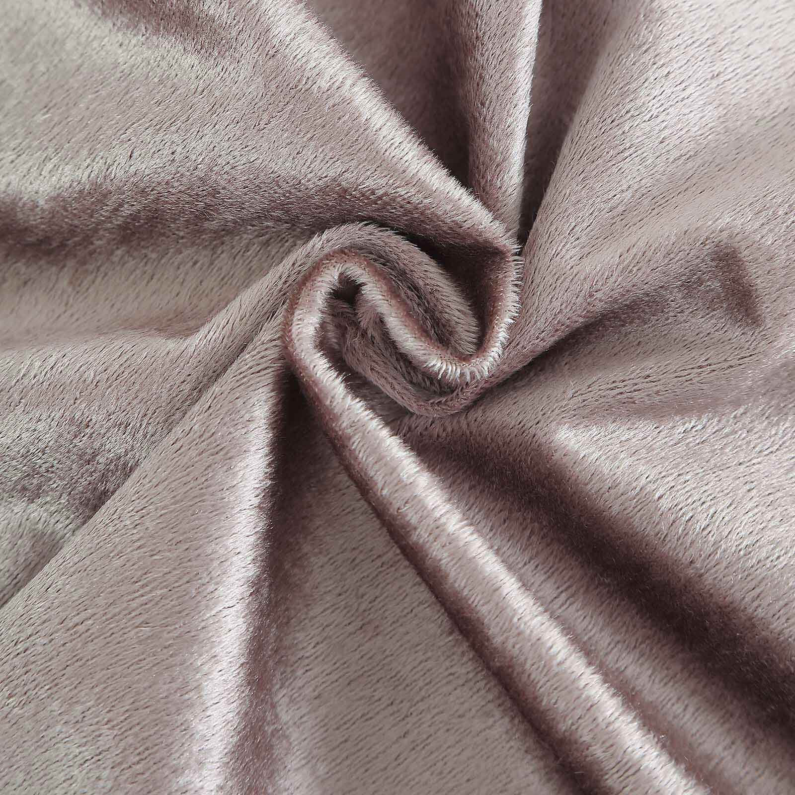 Velvet 72x72 Table Overlay Square Tablecloth Mauve - Premium Soft Finish Table Topper