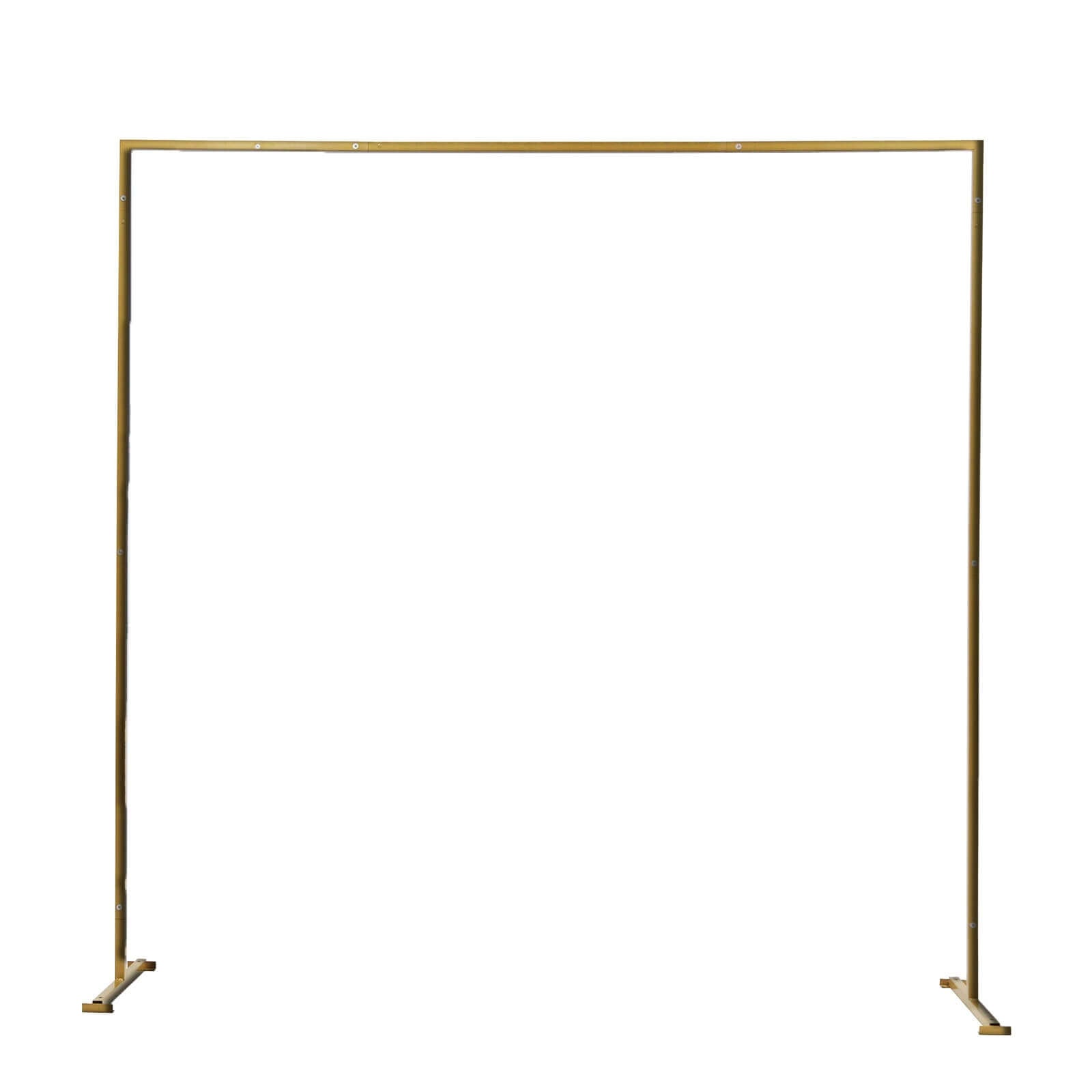 8ft Heavy Duty Metal Square Wedding Arch Photography Backdrop Stand