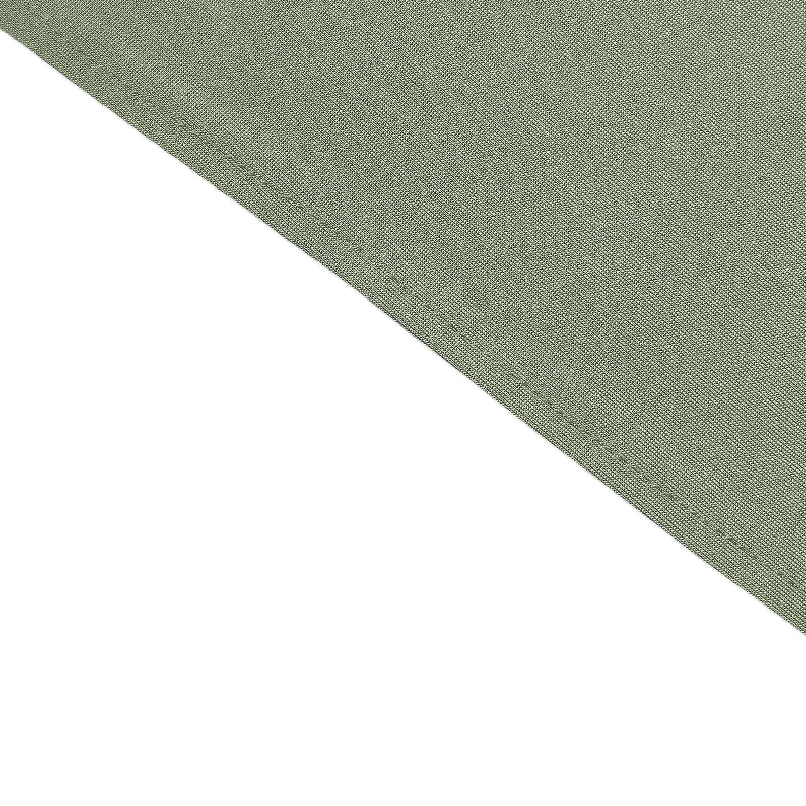 Stretch Spandex 6ft Rectangle Tablecloth Dusty Sage Green - Durable Form-Fitting Table Cover