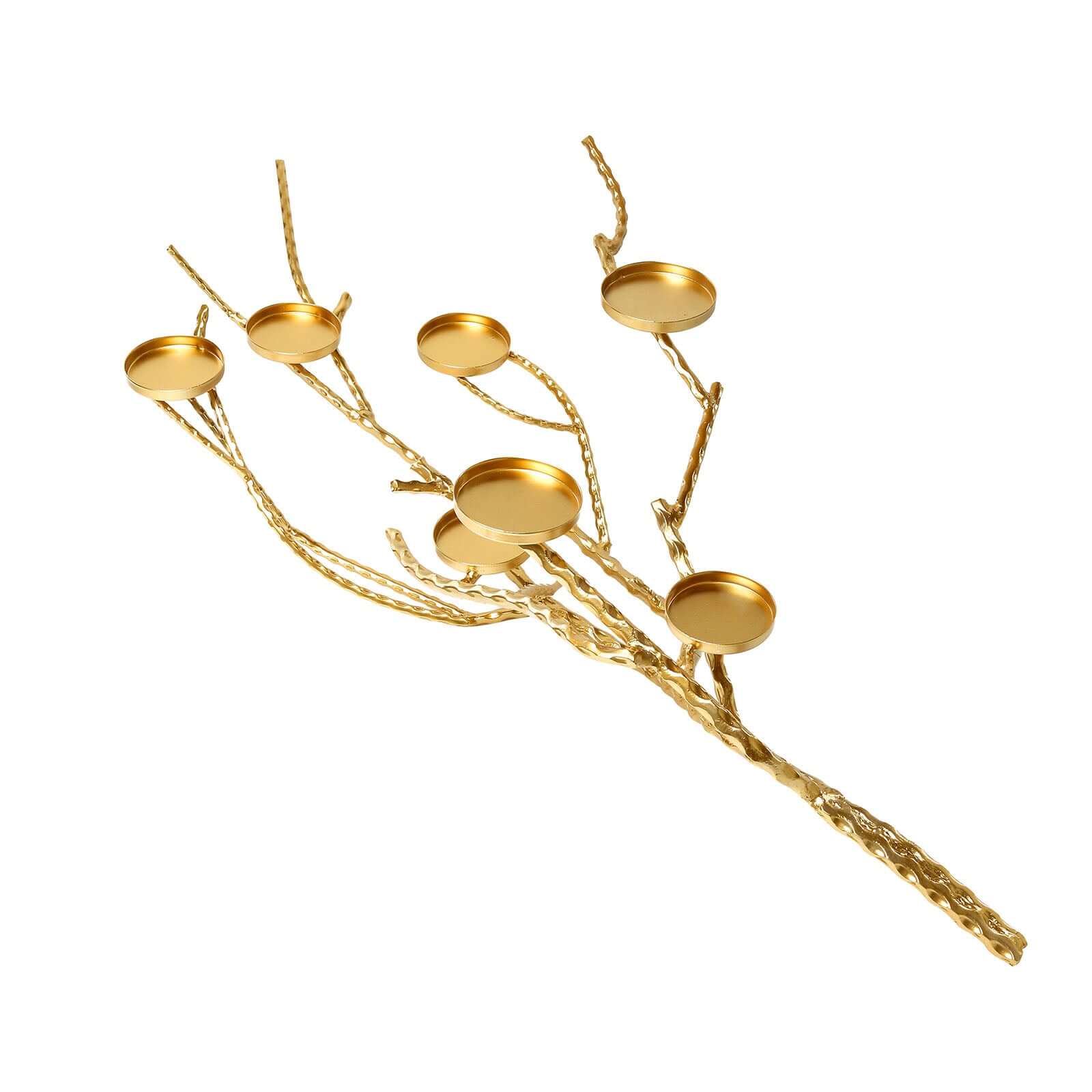 Metal Manzanita Tree Branch Candelabra Candle Holder Stand Gold - Twig Branch Design Table Centerpiece 3ft